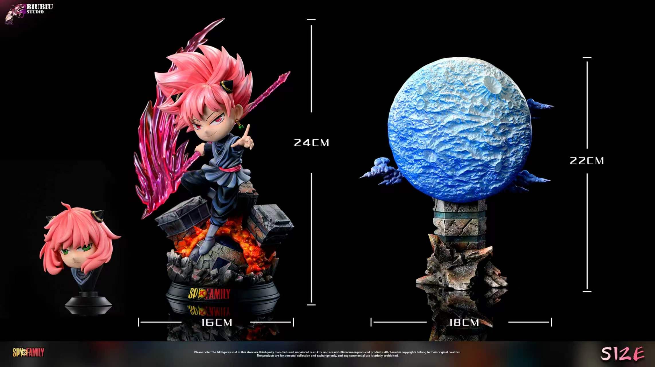 Biubiu - Anya cos Rose Goku Black - Thumbnail 3