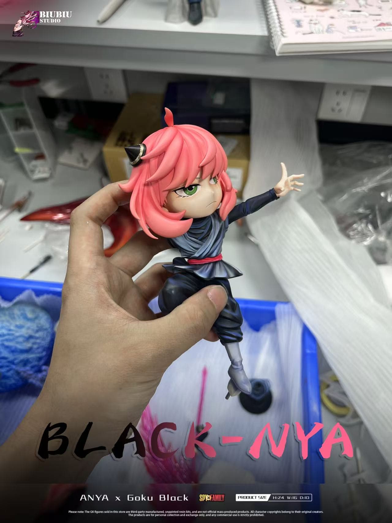 Biubiu - Anya cos Rose Goku Black - Thumbnail 8