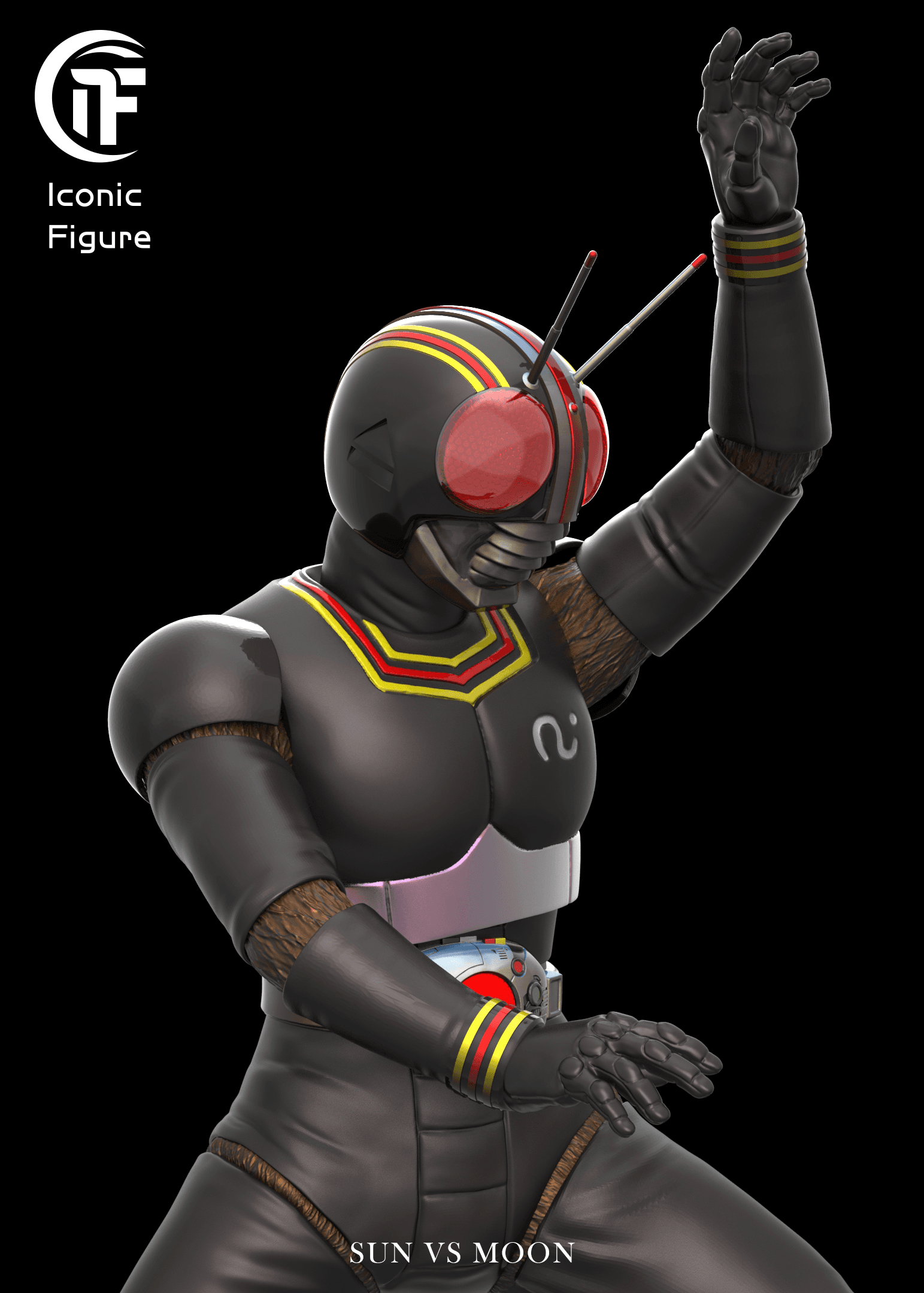 Iconic Figure - Kamen Rider Black Sun vs Shadow Moon - Thumbnail 8
