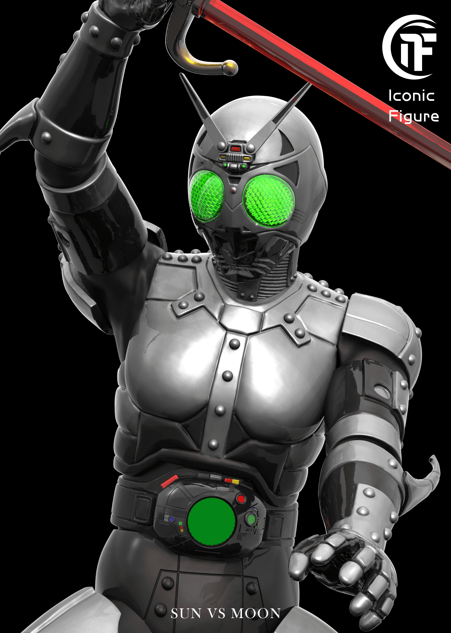 Iconic Figure - Kamen Rider Black Sun vs Shadow Moon - Thumbnail 9
