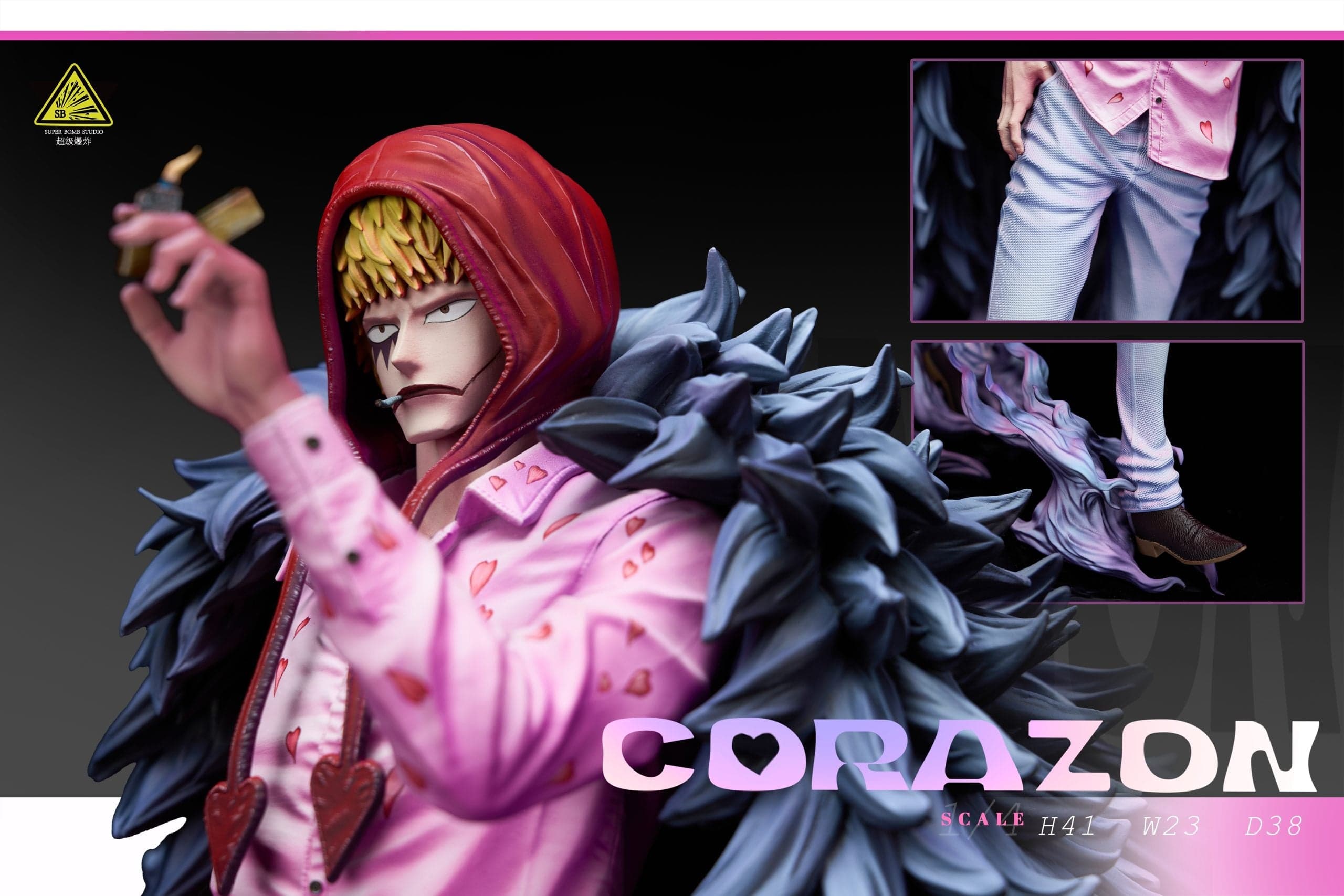 Super Bomb - Corazon, Doflamingo and Kid Trafalgar Law - Thumbnail 4