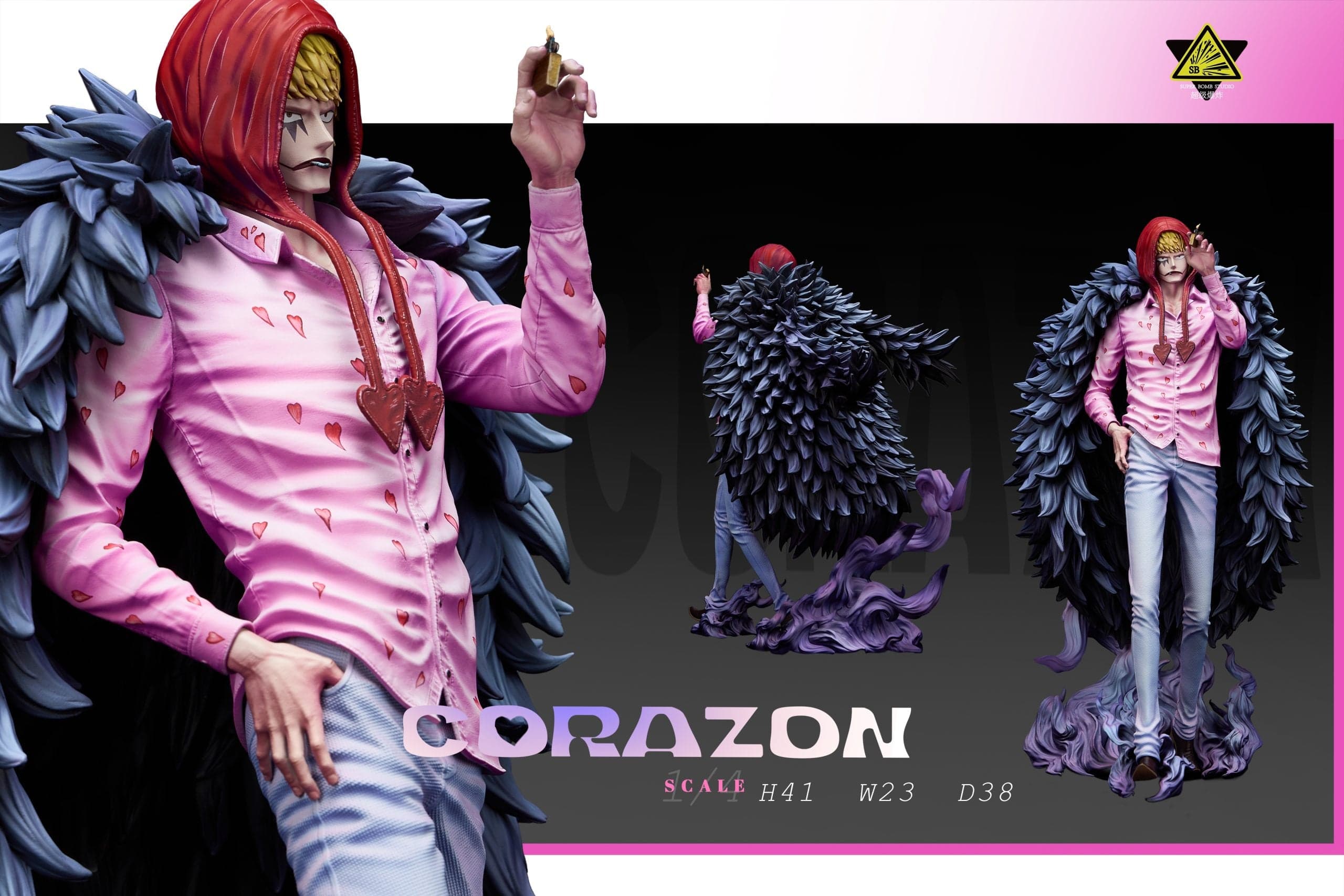 Super Bomb - Corazon, Doflamingo and Kid Trafalgar Law - Thumbnail 6