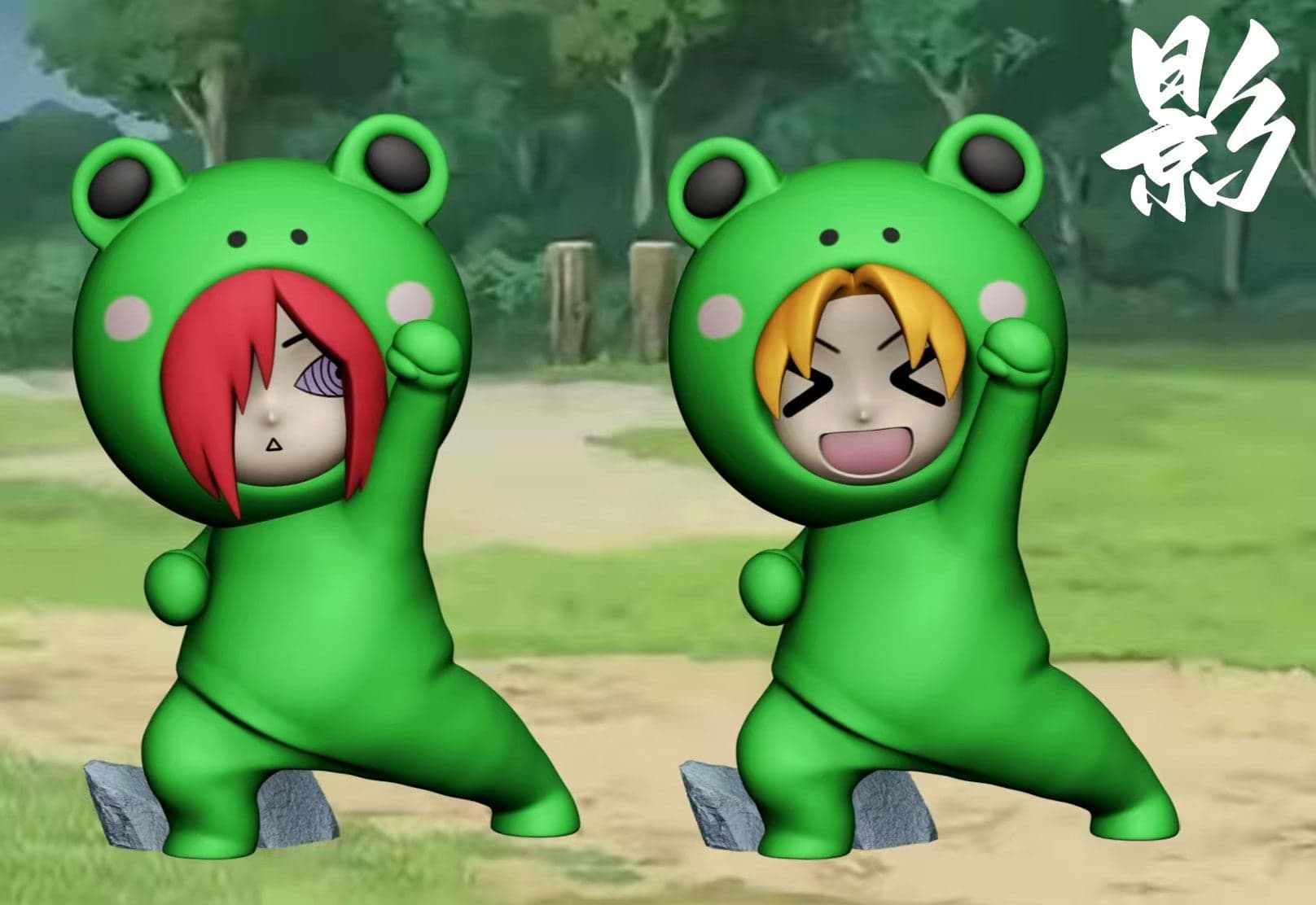 Ying - Frog Team Jiraiya, Nagato, Yahiko and Konan - Thumbnail 3