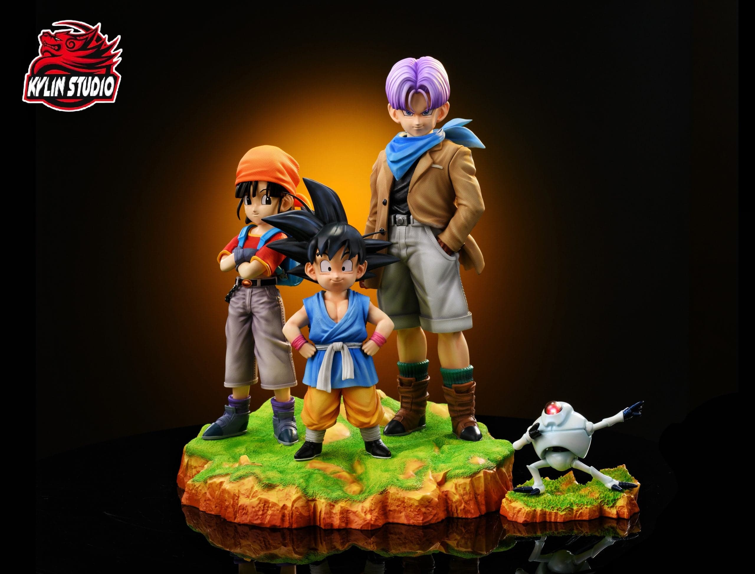 Kylin - Kid Goku, Trunks, Pan and Giru