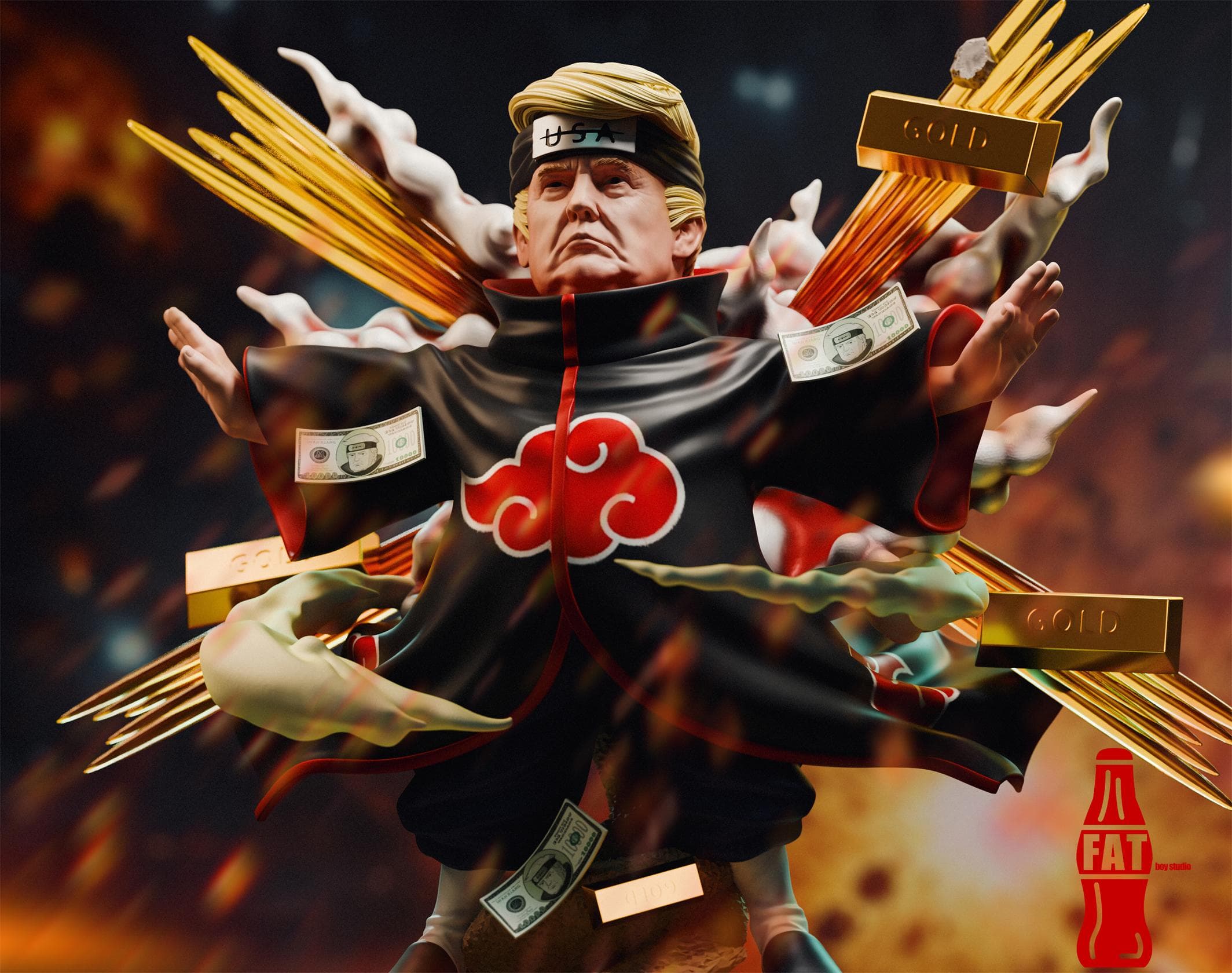 Super x Fat Boy - Trump cos Pain - Thumbnail 2
