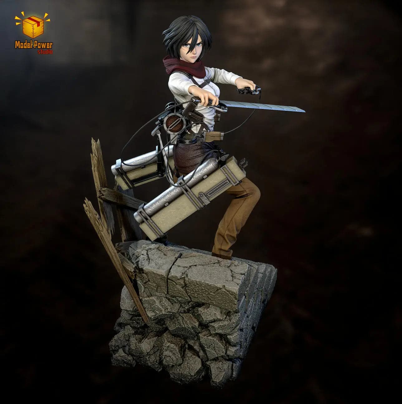 Model Power - Eren, Armin and Mikasa - Thumbnail 8