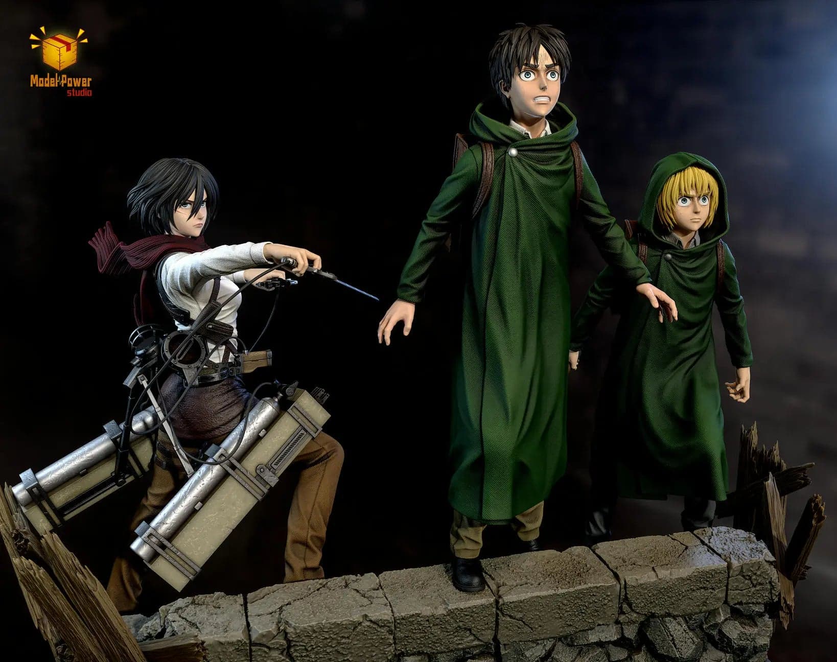 Model Power - Eren, Armin and Mikasa - Thumbnail 10