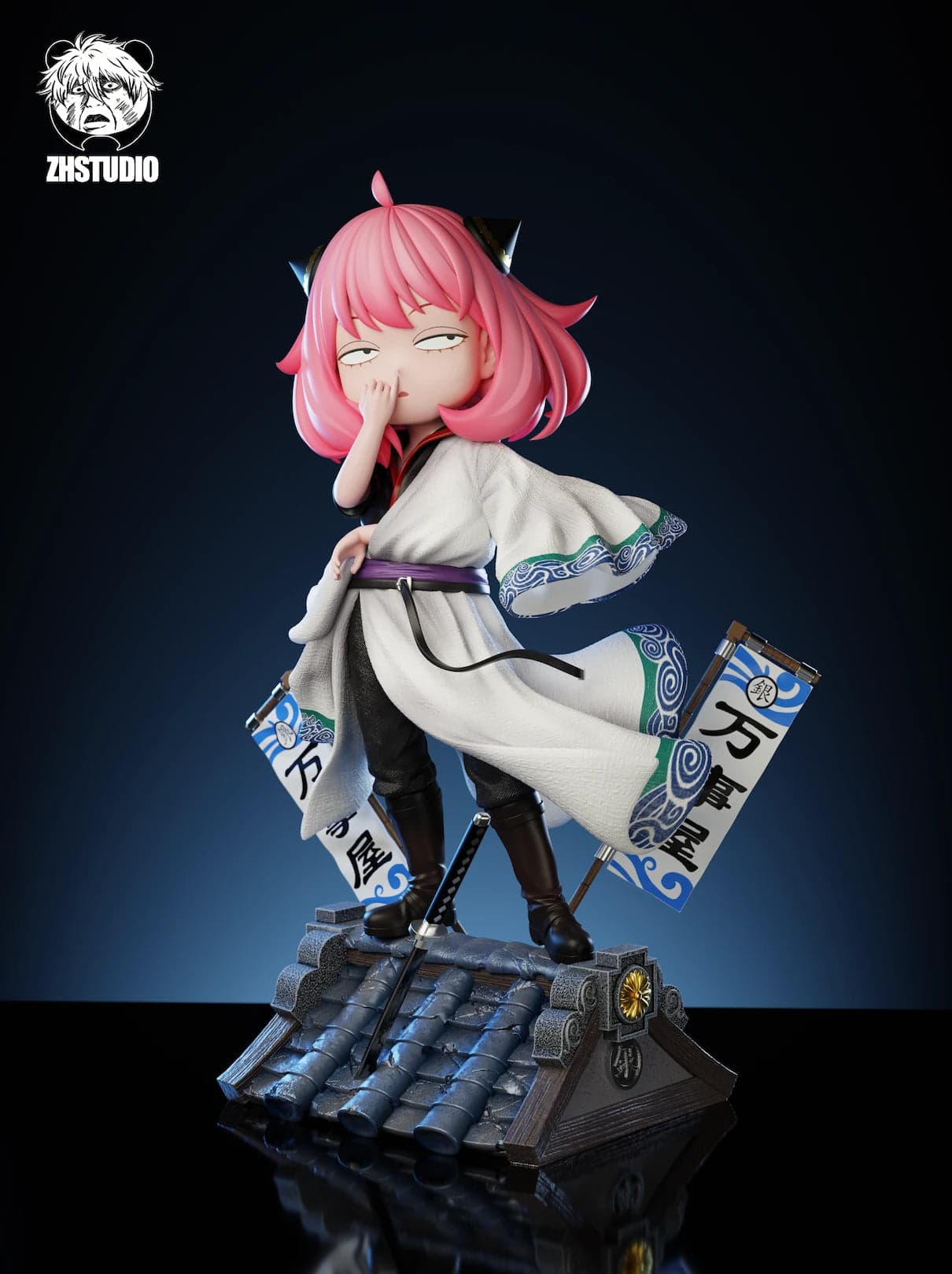 ZH - Anya cos Gintoki Sakata - Thumbnail 4