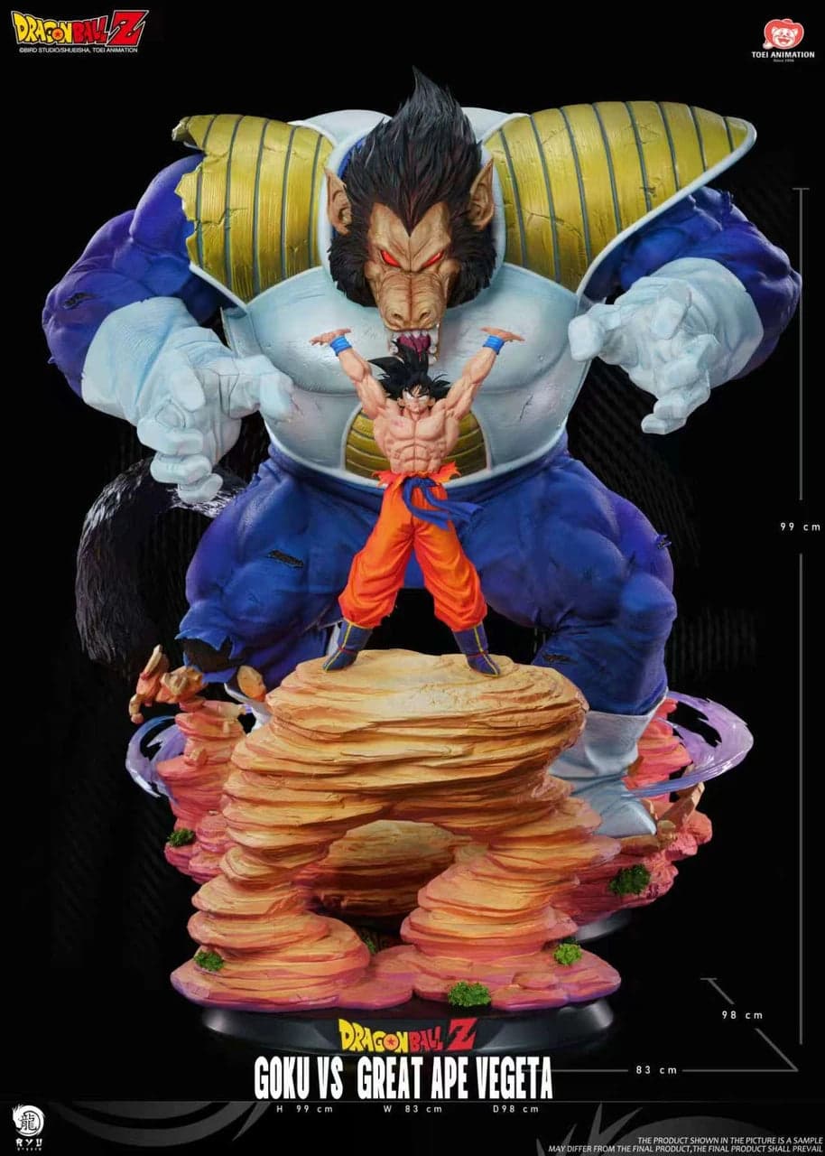 Ryu - Ozaru Vegeta vs Goku