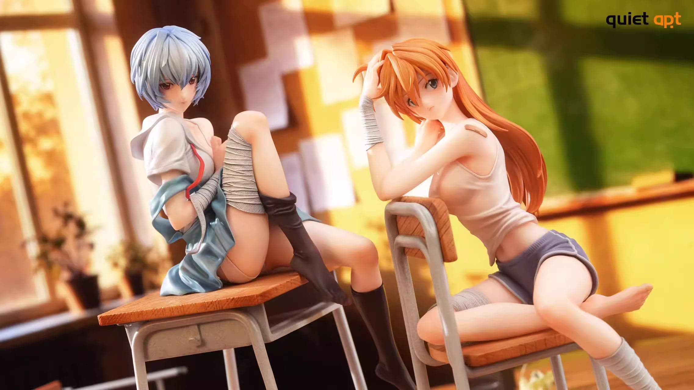 Quiet Art - Asuka and Rei - Thumbnail 6