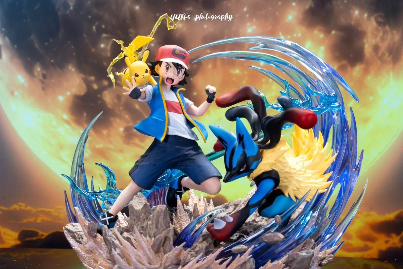 MAGA - Ash, Pikachu and Mega Lucario - Thumbnail 3