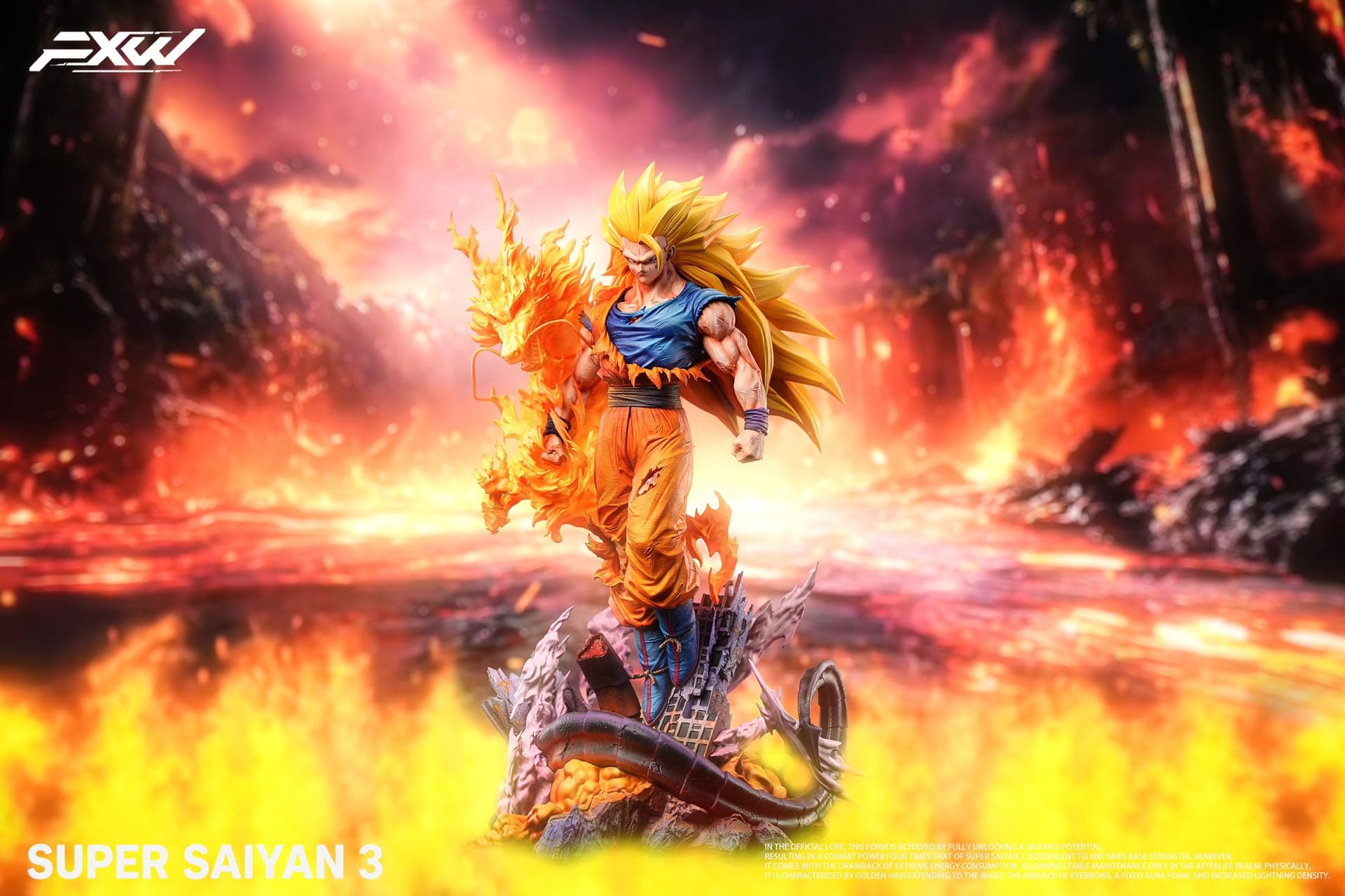 FXW - SSJ3 Dragon Fist Goku - Image 1