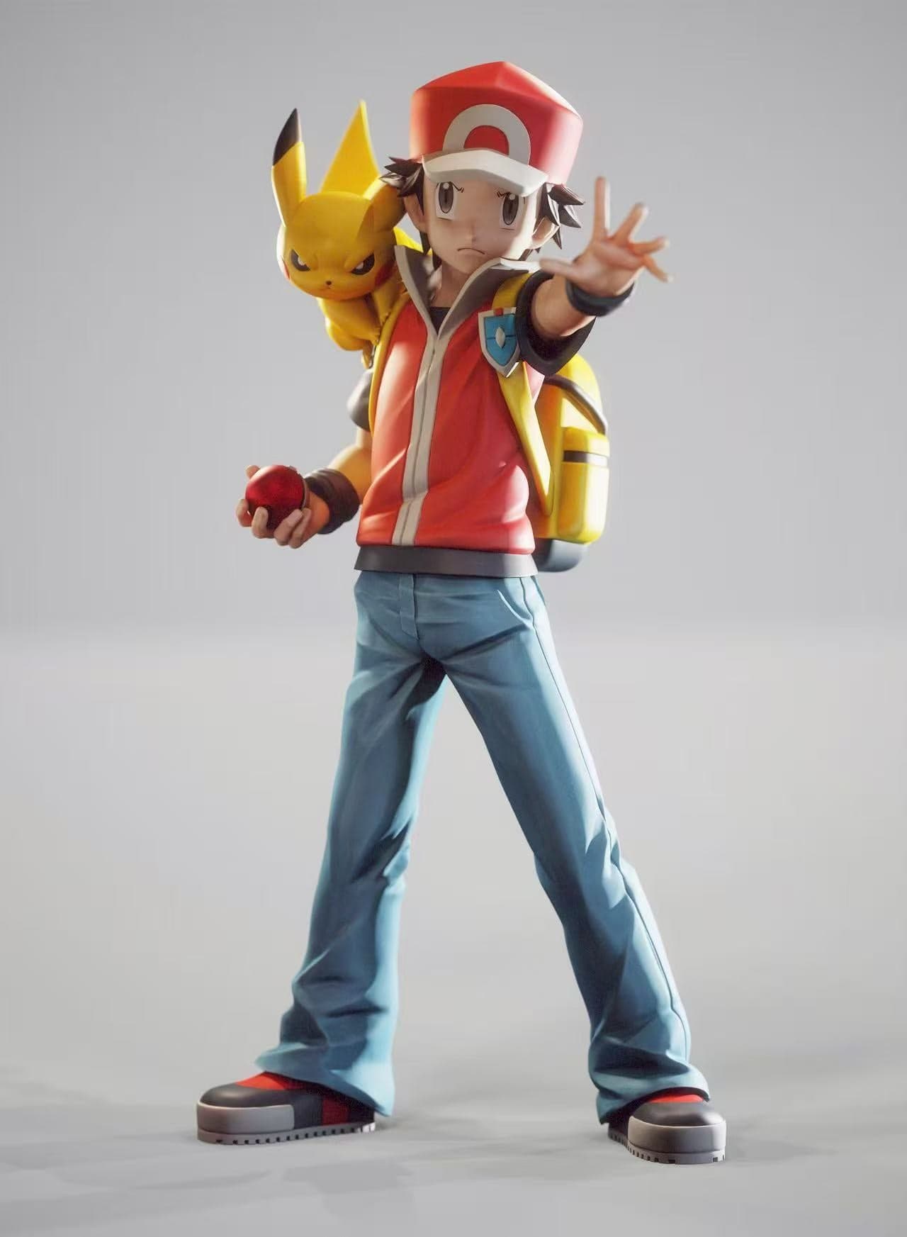 Wan Zhi Wu - Ash and Pikachu - Thumbnail 3