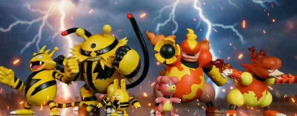 Sugar Cube - Elekid, Electabuzz and Electivire