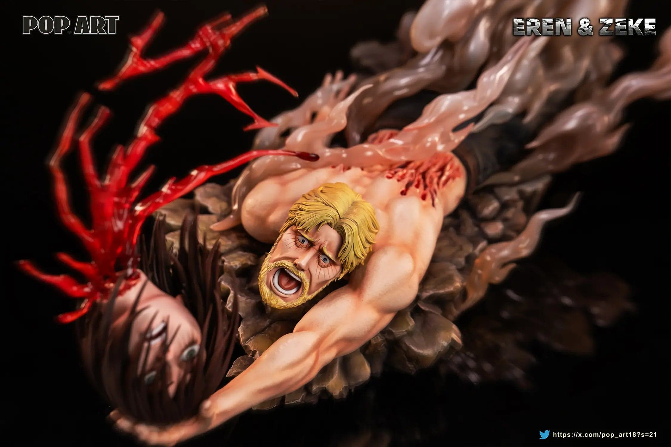 Pop Art - Eren and Zeke - Thumbnail 5