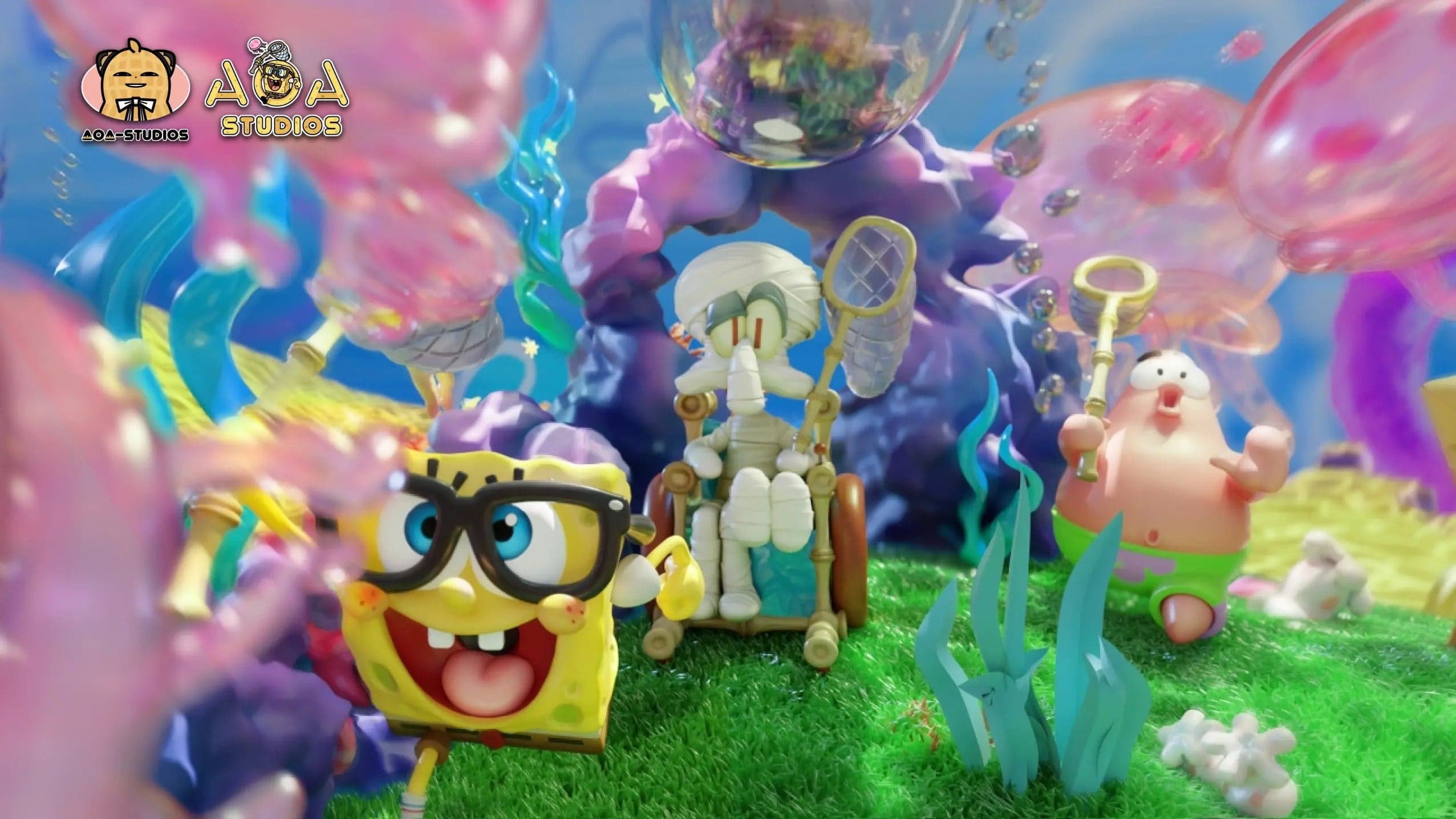 AOA - SpongeBob SquarePants, Squidward and Patrick Star - Thumbnail 2