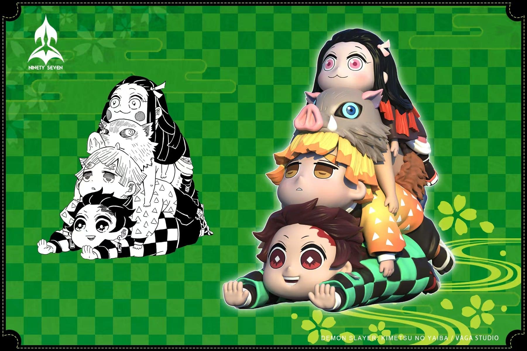 Ninety Seven - Tanjiro, Zenitsu, Inosuke and Nezuko - Thumbnail 5