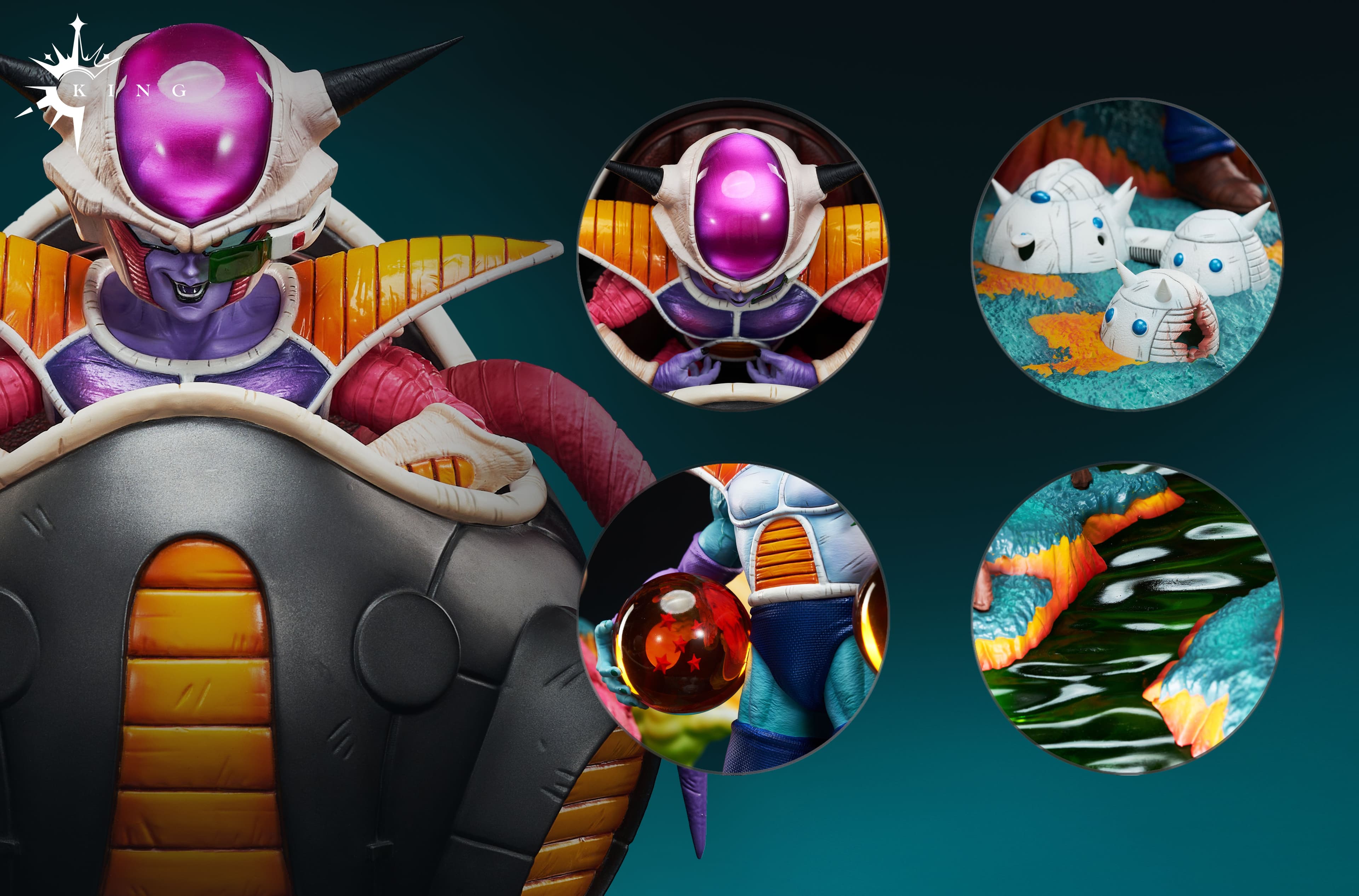 King - Frieza First Form, Dodoria and Zarbon - Thumbnail 5