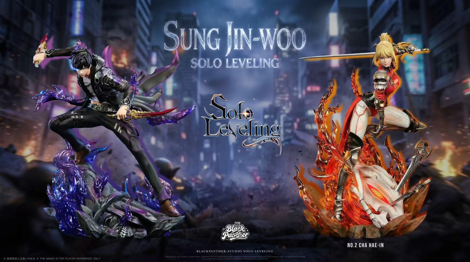 Black Panther - Sung Jinwoo and Cha Hae-In - Thumbnail 9