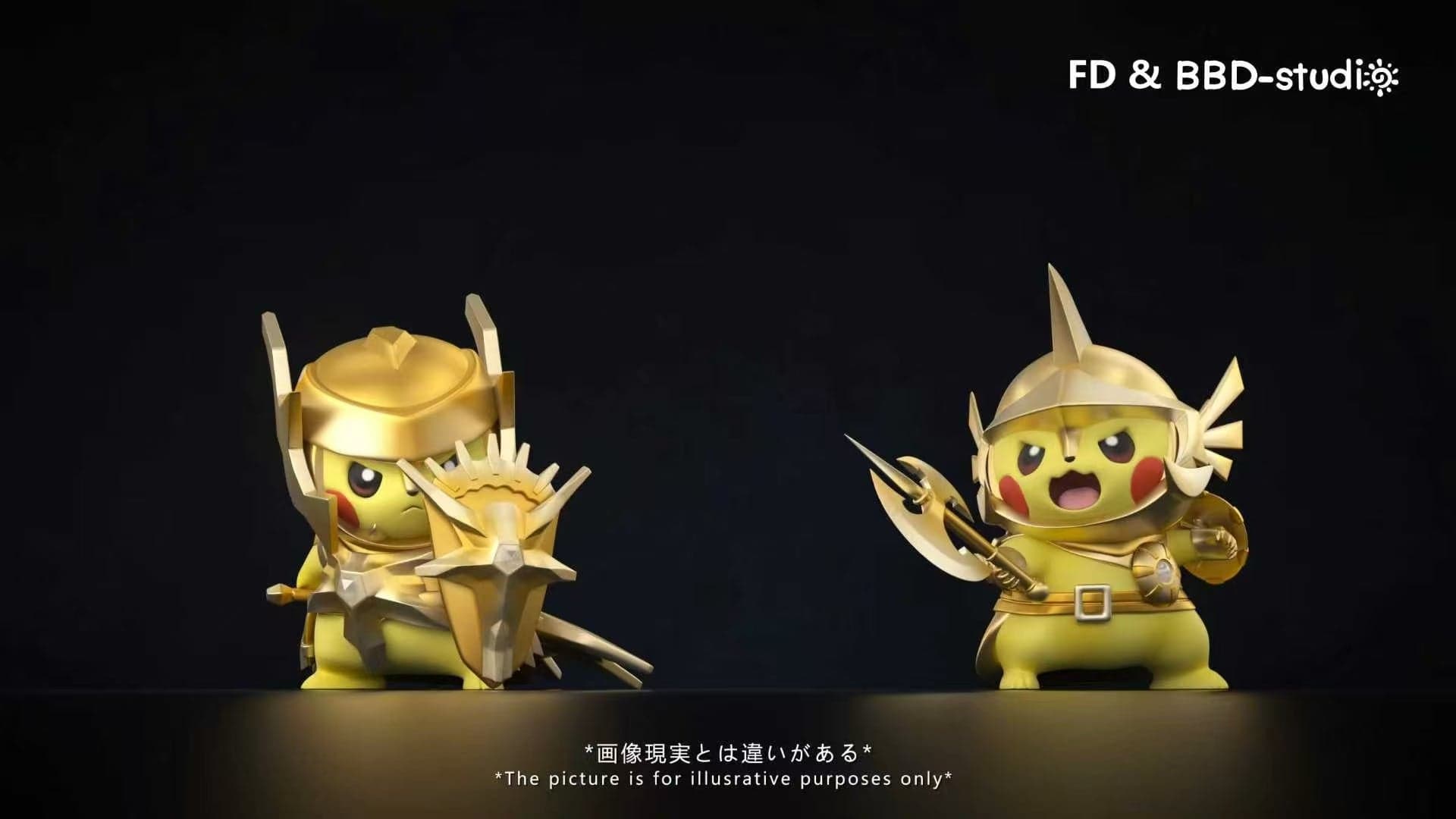 BBD x FD - Pikachu cos Palkia and Dialga - Thumbnail 2