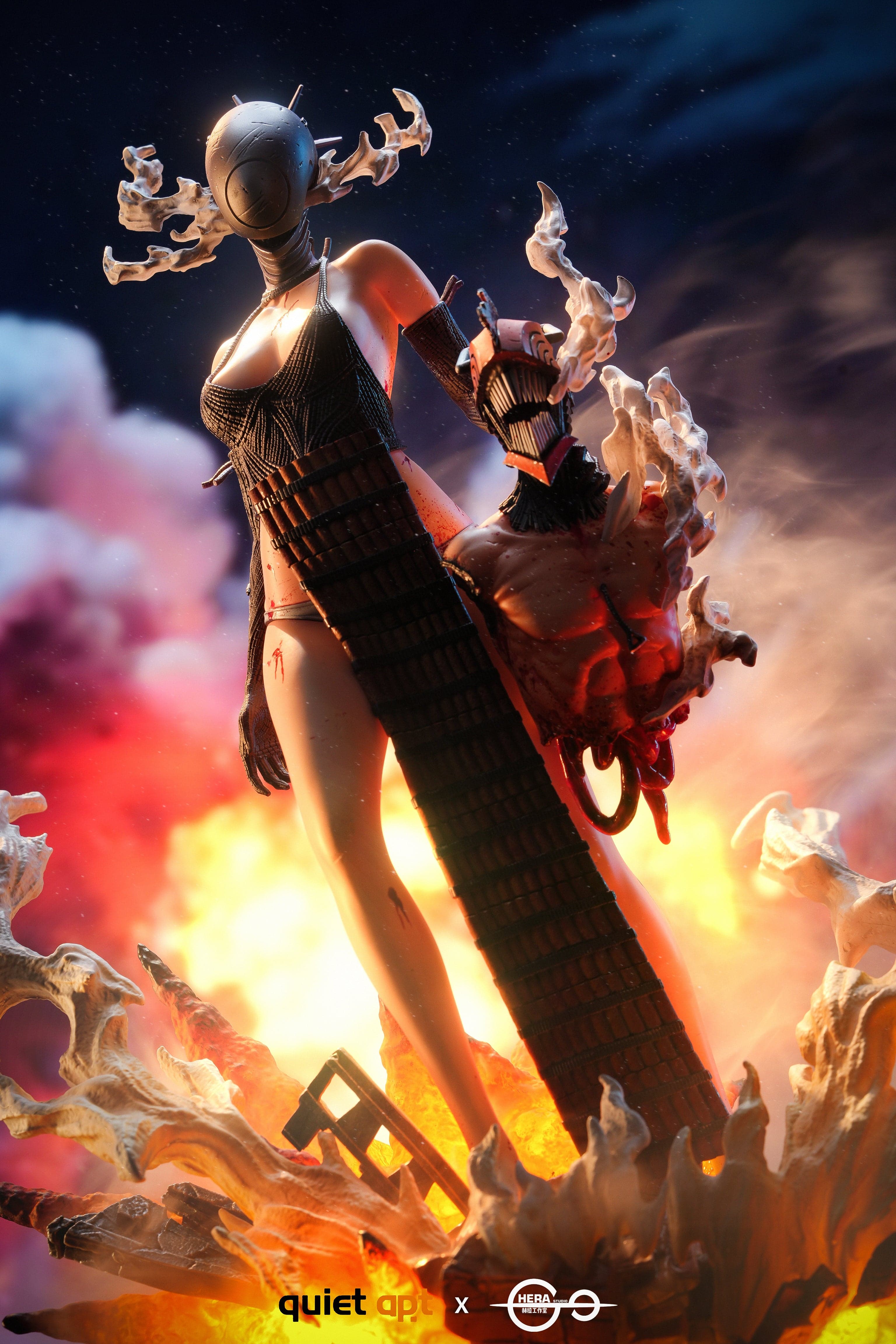 Quiet Art x Hera - Reze and Denji - Thumbnail 3