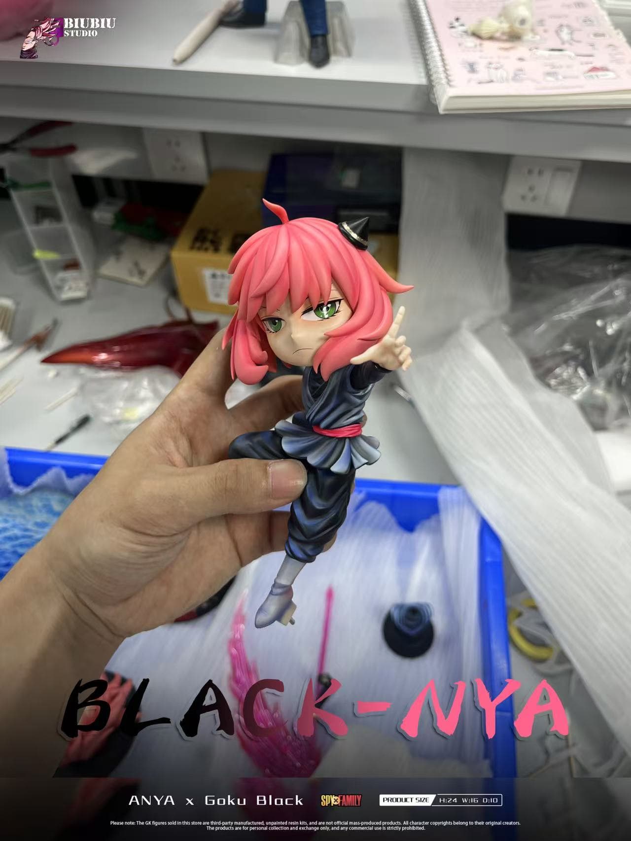 Biubiu - Anya cos Rose Goku Black - Thumbnail 9