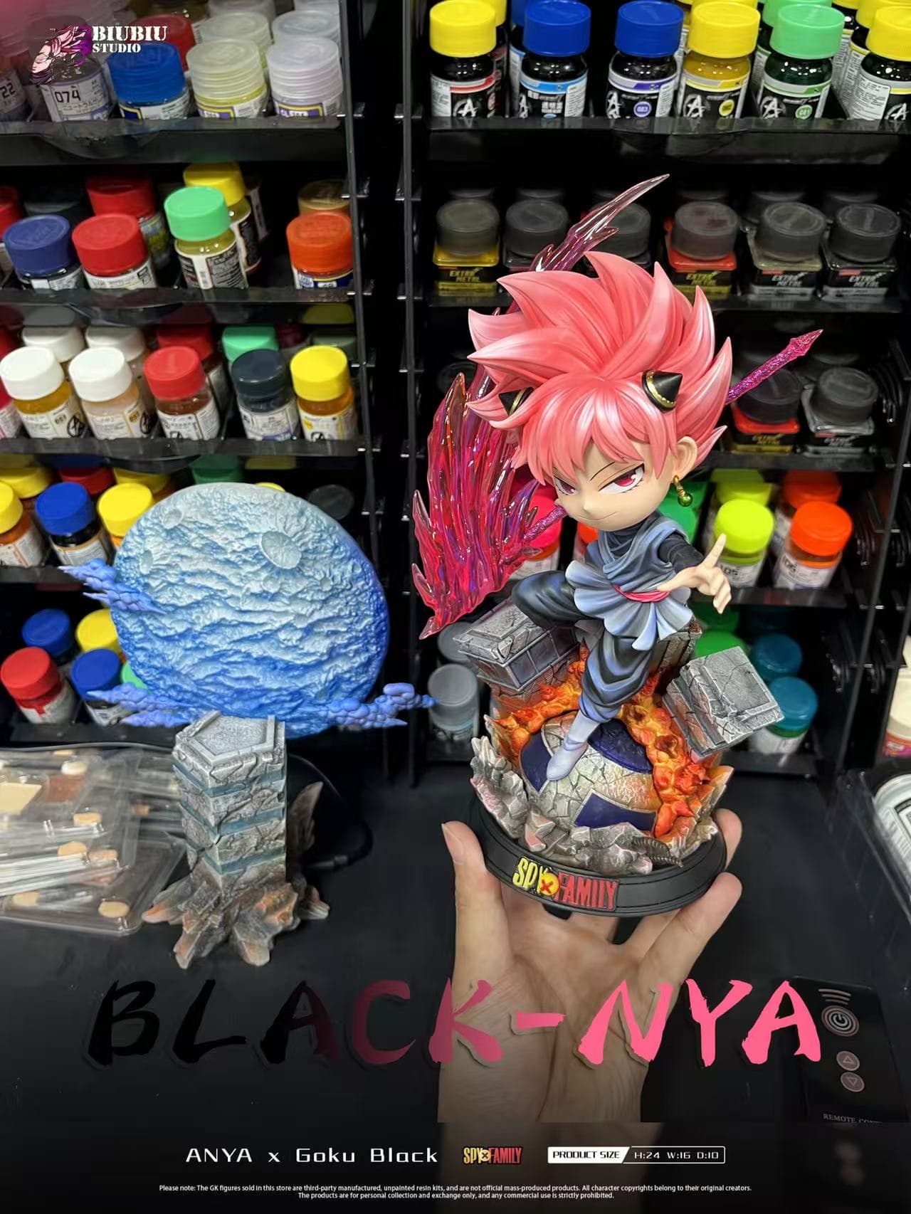 Biubiu - Anya cos Rose Goku Black - Thumbnail 7