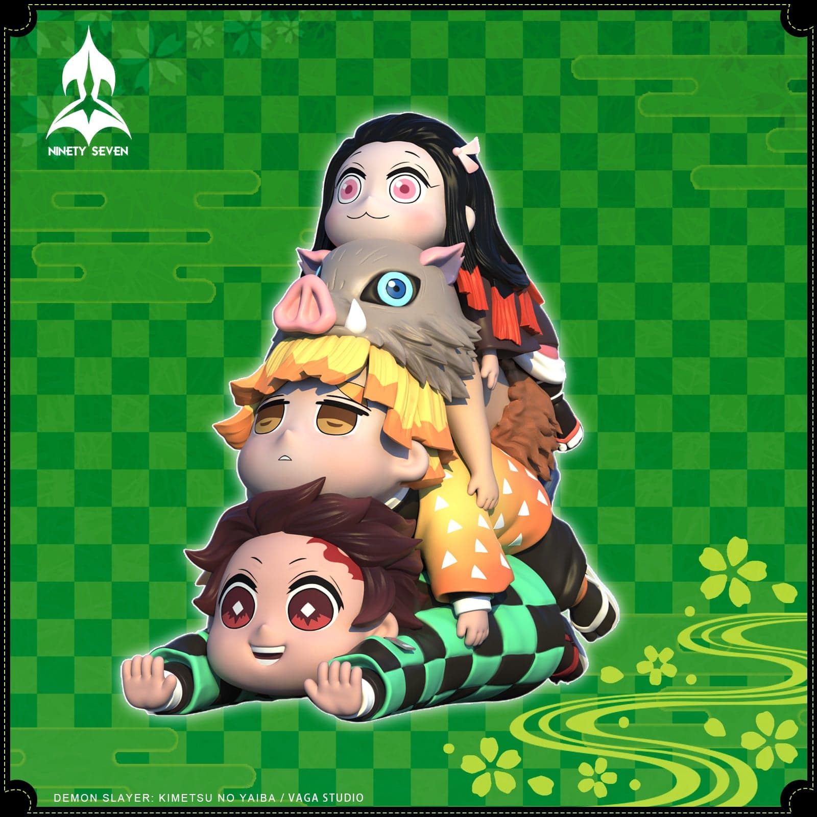 Ninety Seven - Tanjiro, Zenitsu, Inosuke and Nezuko - Thumbnail 4