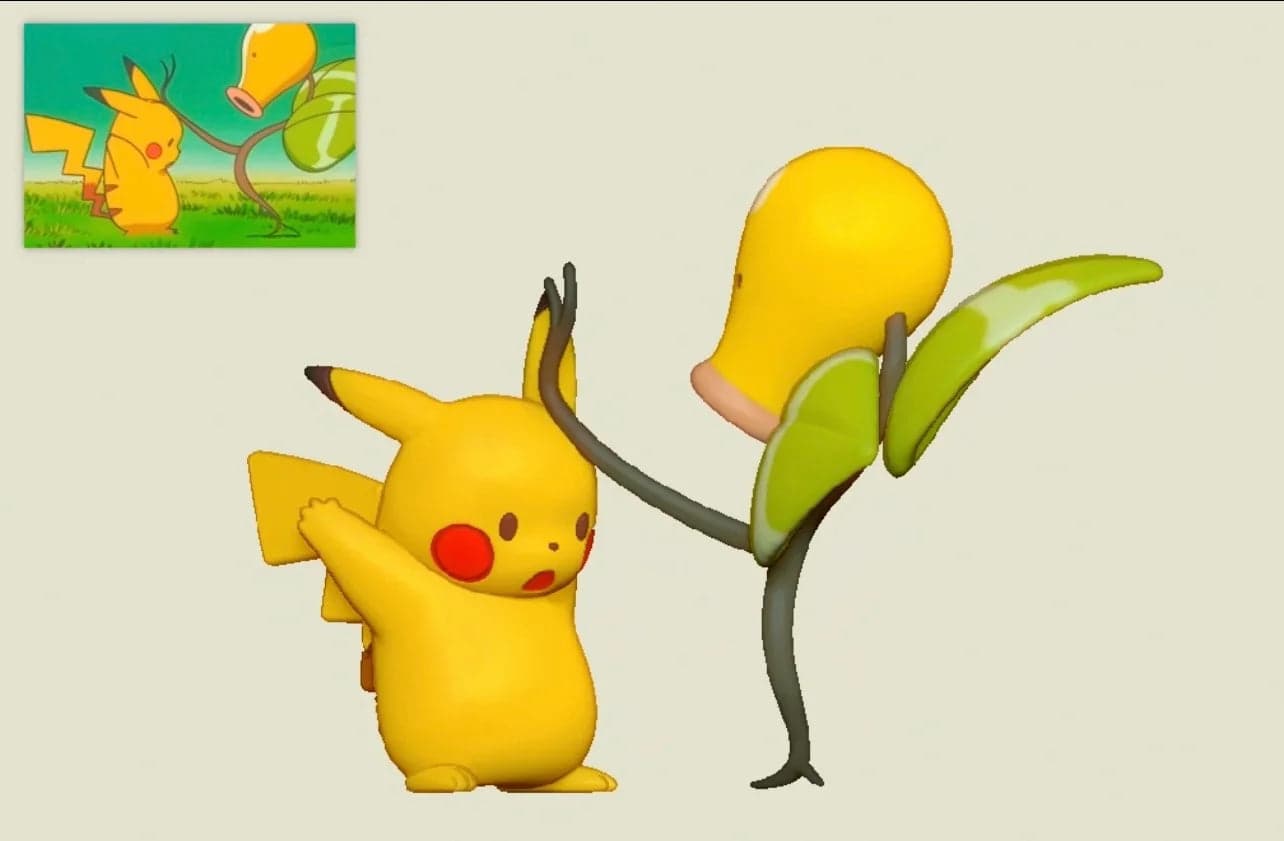 100000 Volts - Pikachu and Bellsprout - Thumbnail 2