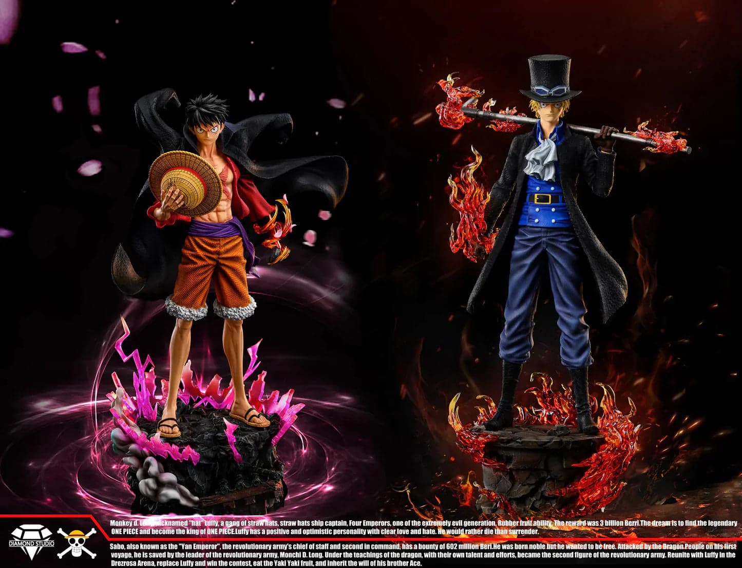 Diamond - Luffy and Sabo