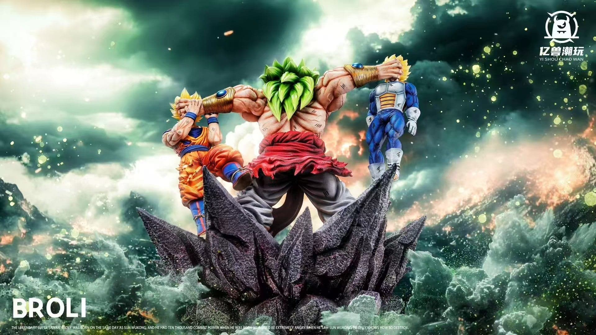 Yi Shou - Broly vs Goku and Vegeta - Thumbnail 5
