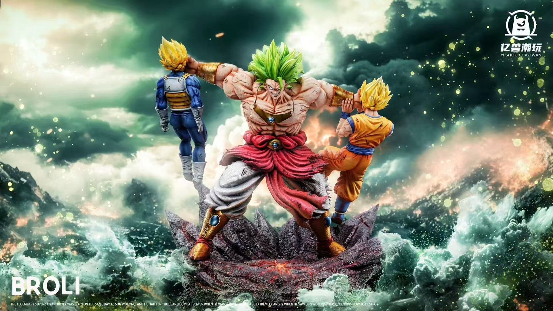 Yi Shou - Broly vs Goku and Vegeta - Thumbnail 3