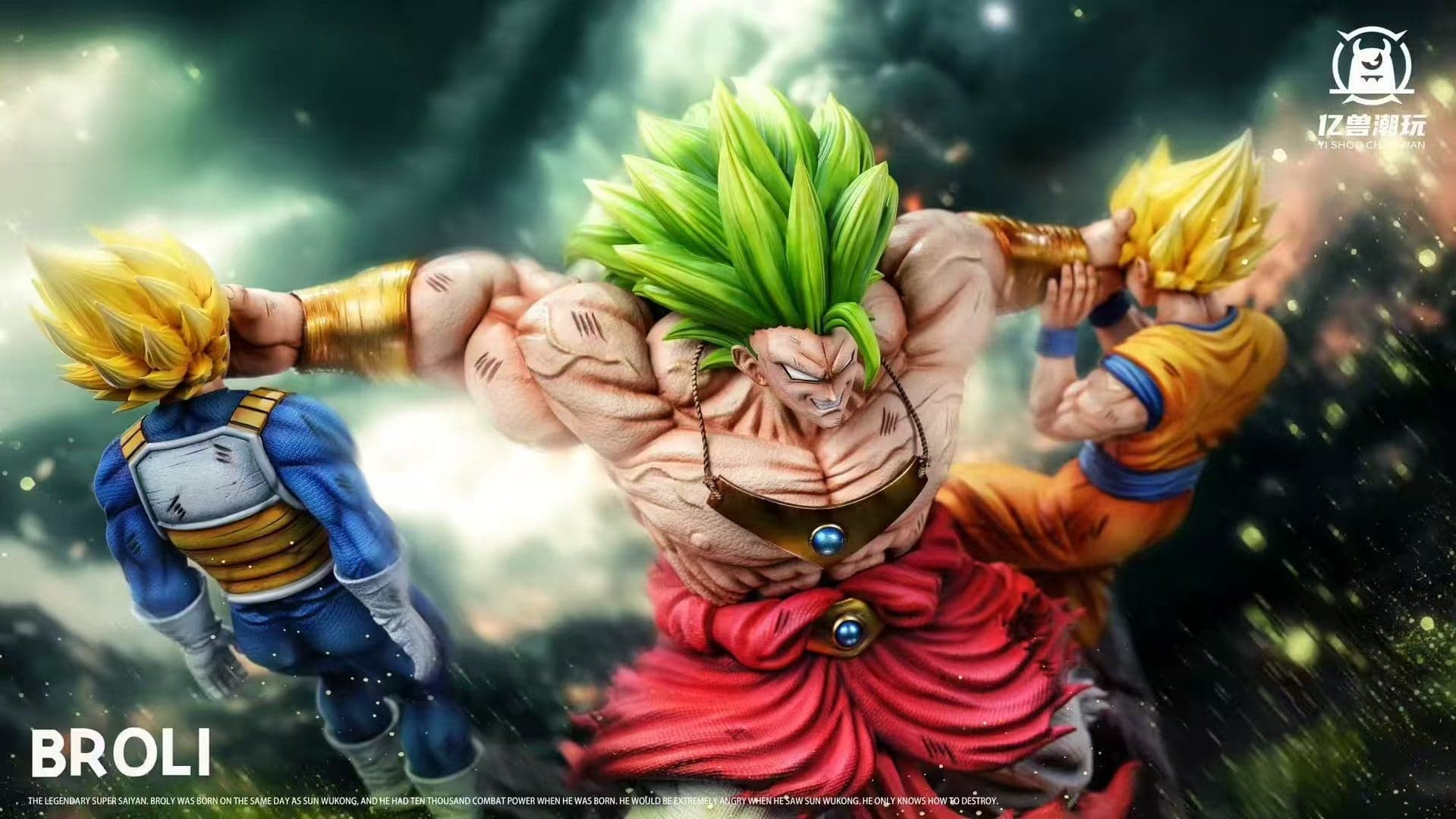 Yi Shou - Broly vs Goku and Vegeta - Thumbnail 4