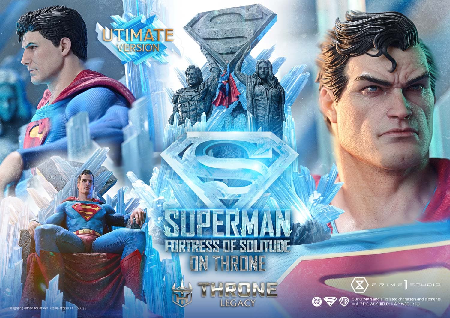 Prime 1 - Superman Fortress of Solitude on Throne - Image 1