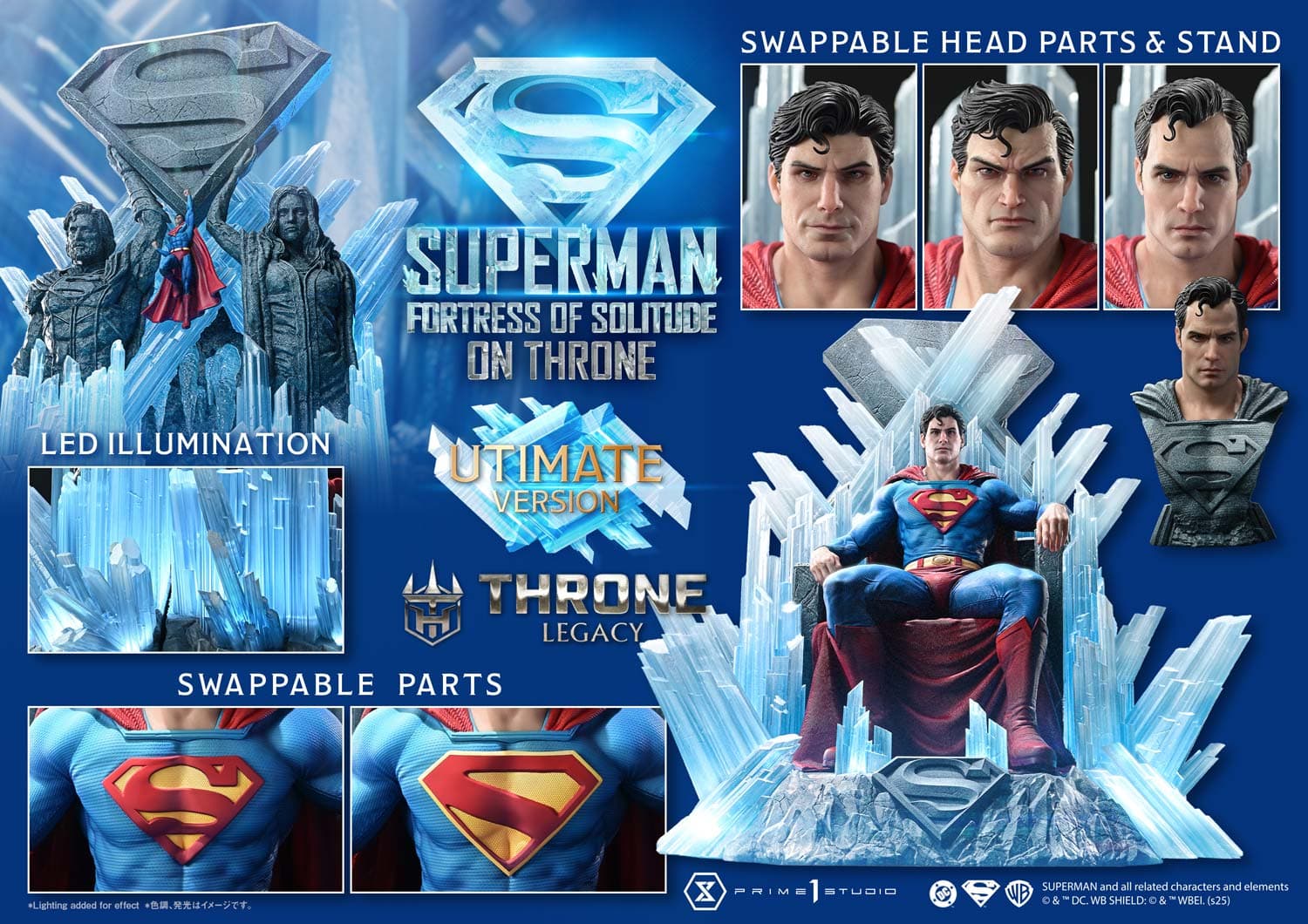 Prime 1 - Superman Fortress of Solitude on Throne - Thumbnail 11