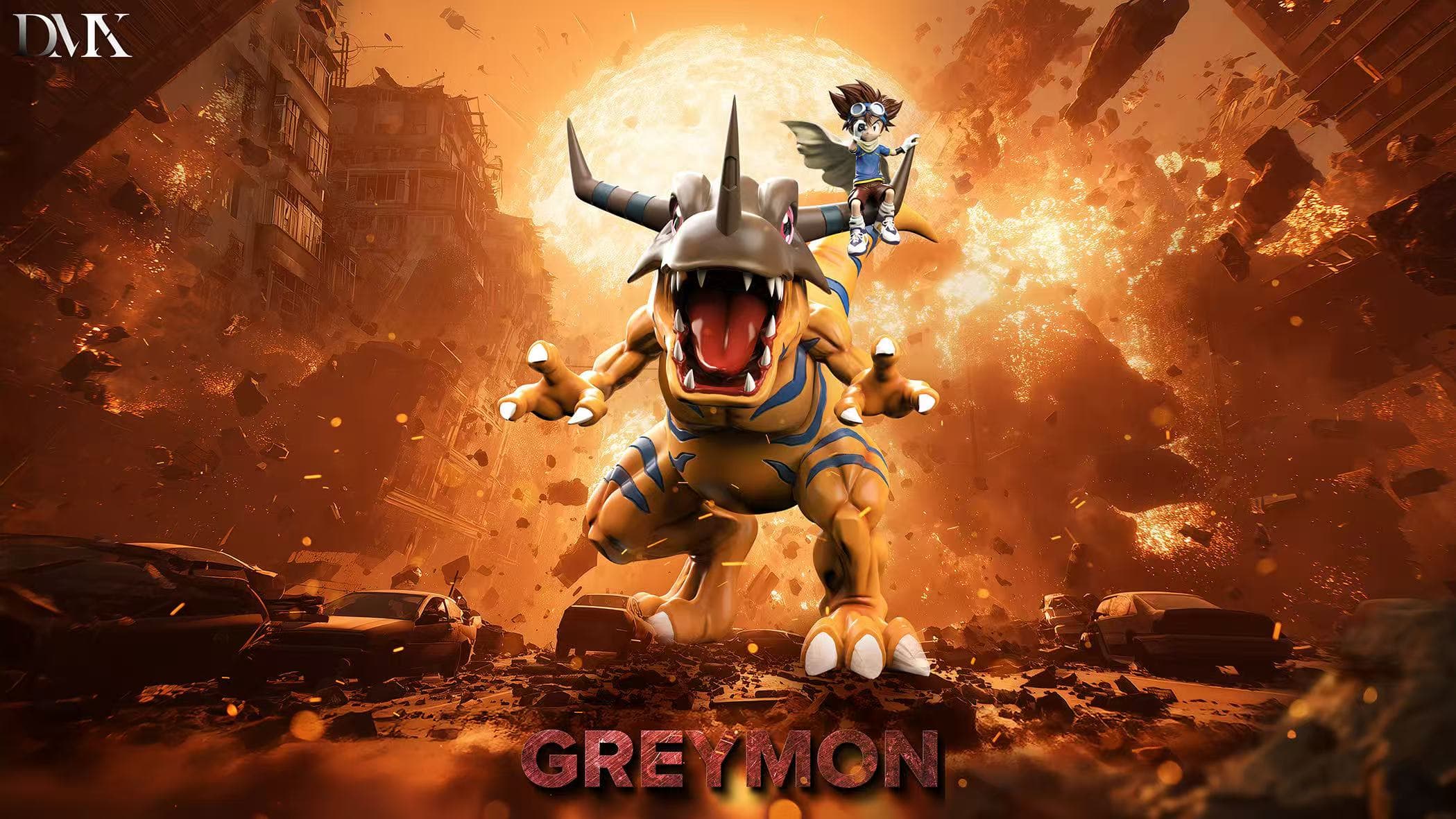 DMX - Greymon and Taichi Yagami
