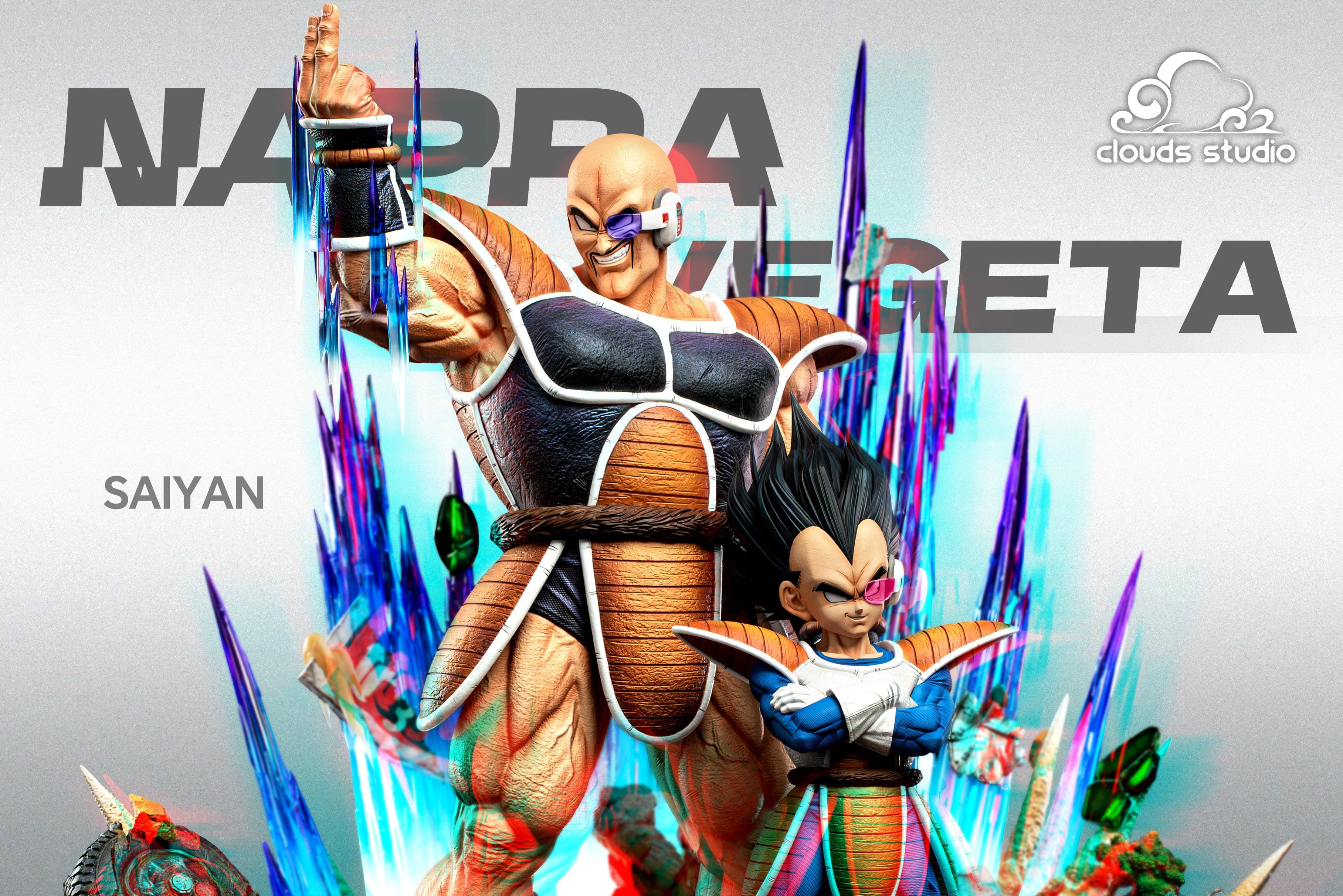 Clouds - Vegeta and Nappa - Thumbnail 2