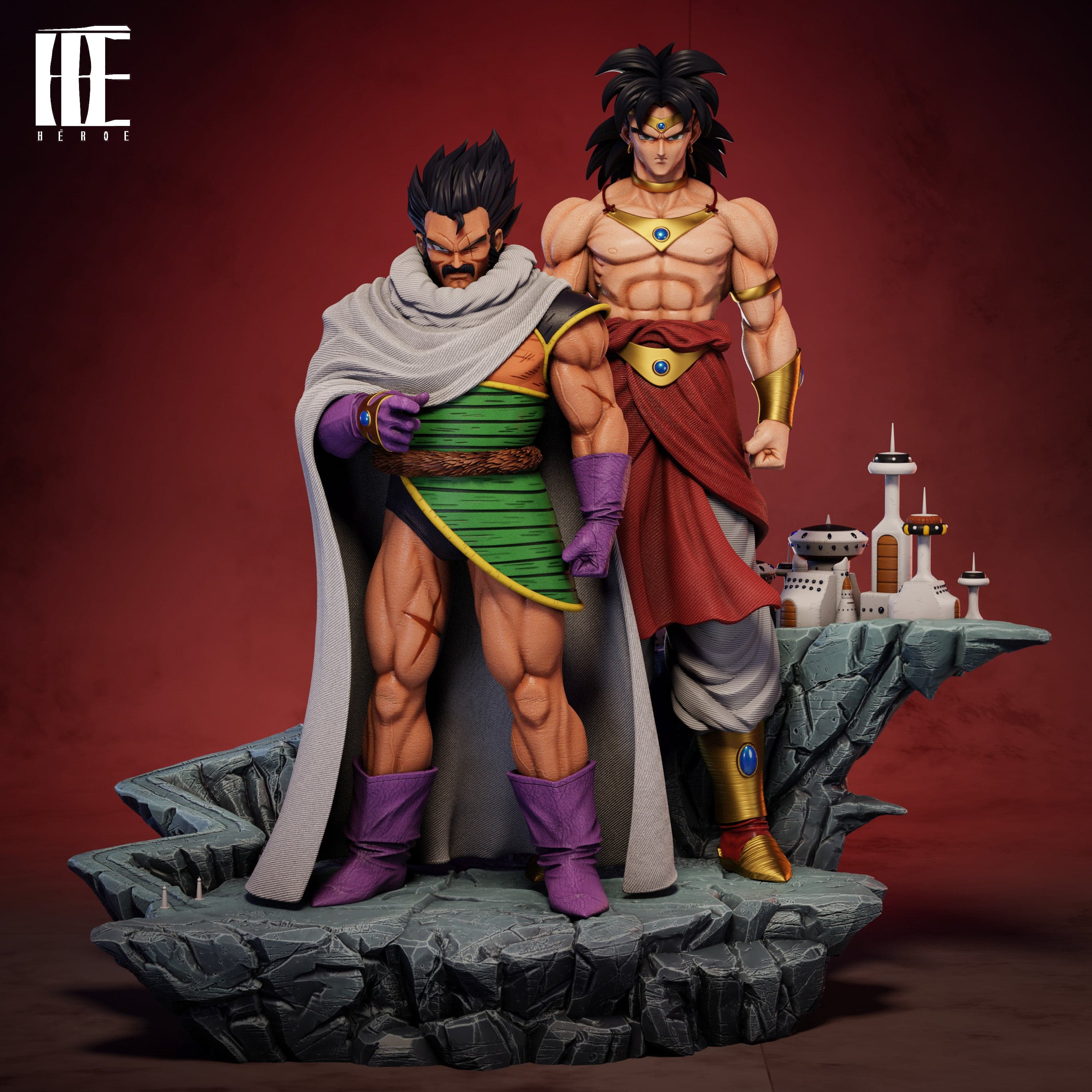 Heroe Collectibles - Broly and Paragus - Image 1