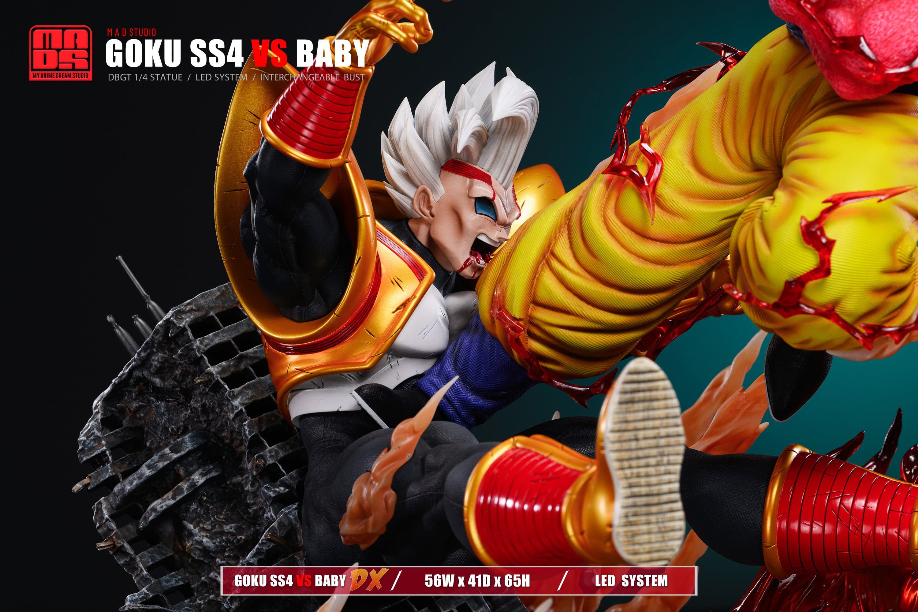 MAD - SSJ4 Goku vs Baby Vegeta - Thumbnail 3