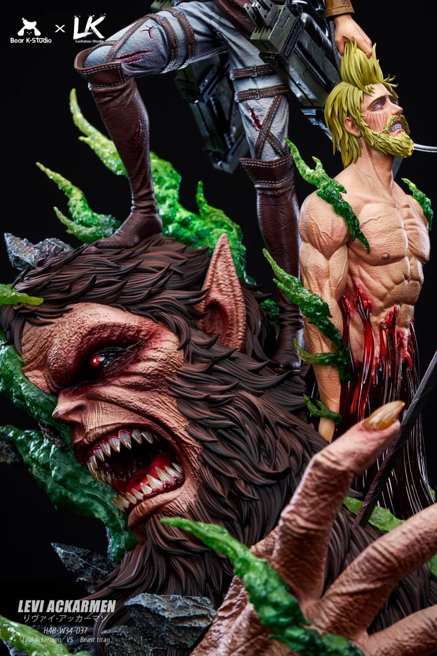 Bear K x LK - Levi vs Beast Titan - Thumbnail 7