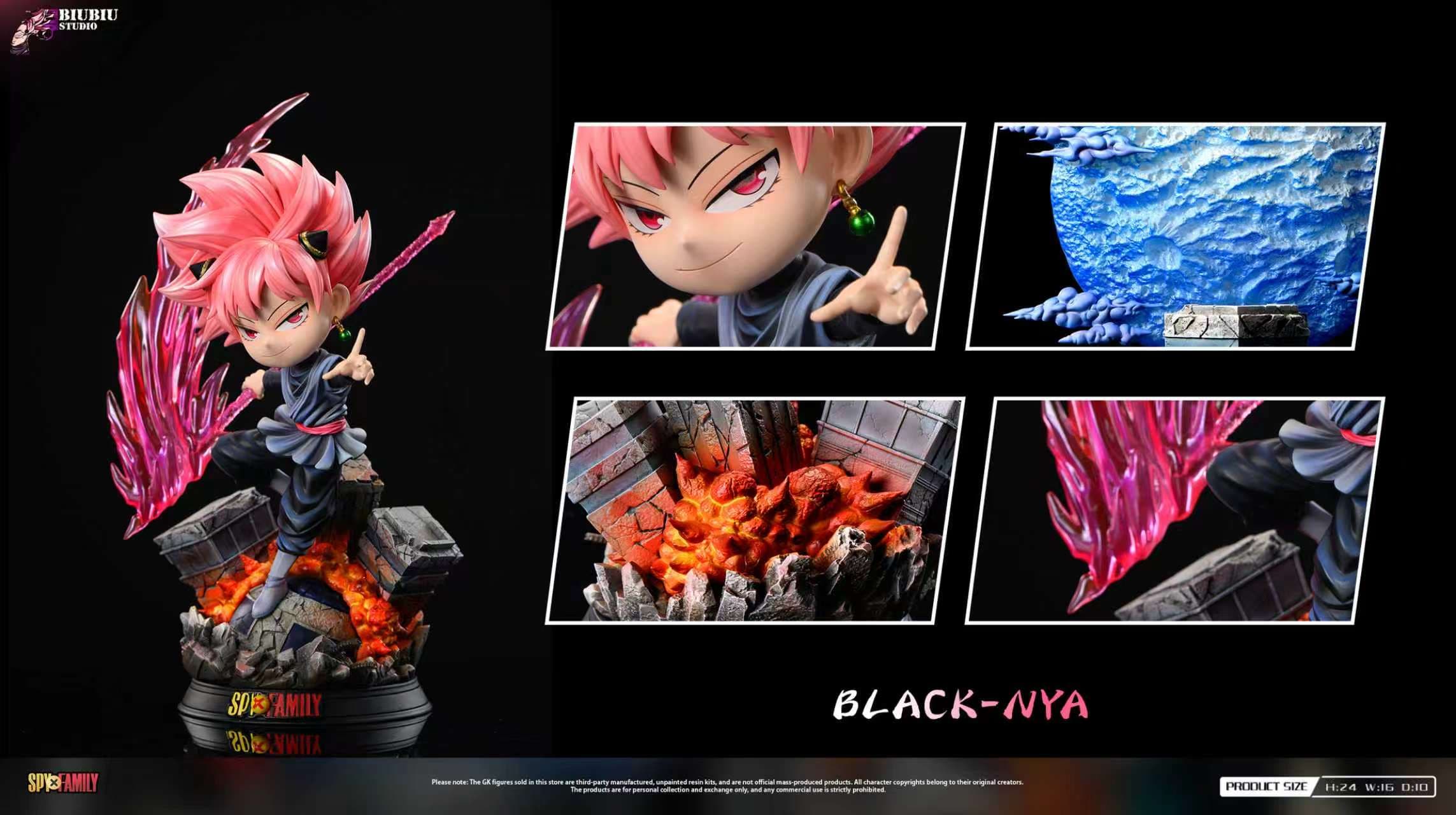 Biubiu - Anya cos Rose Goku Black - Thumbnail 4