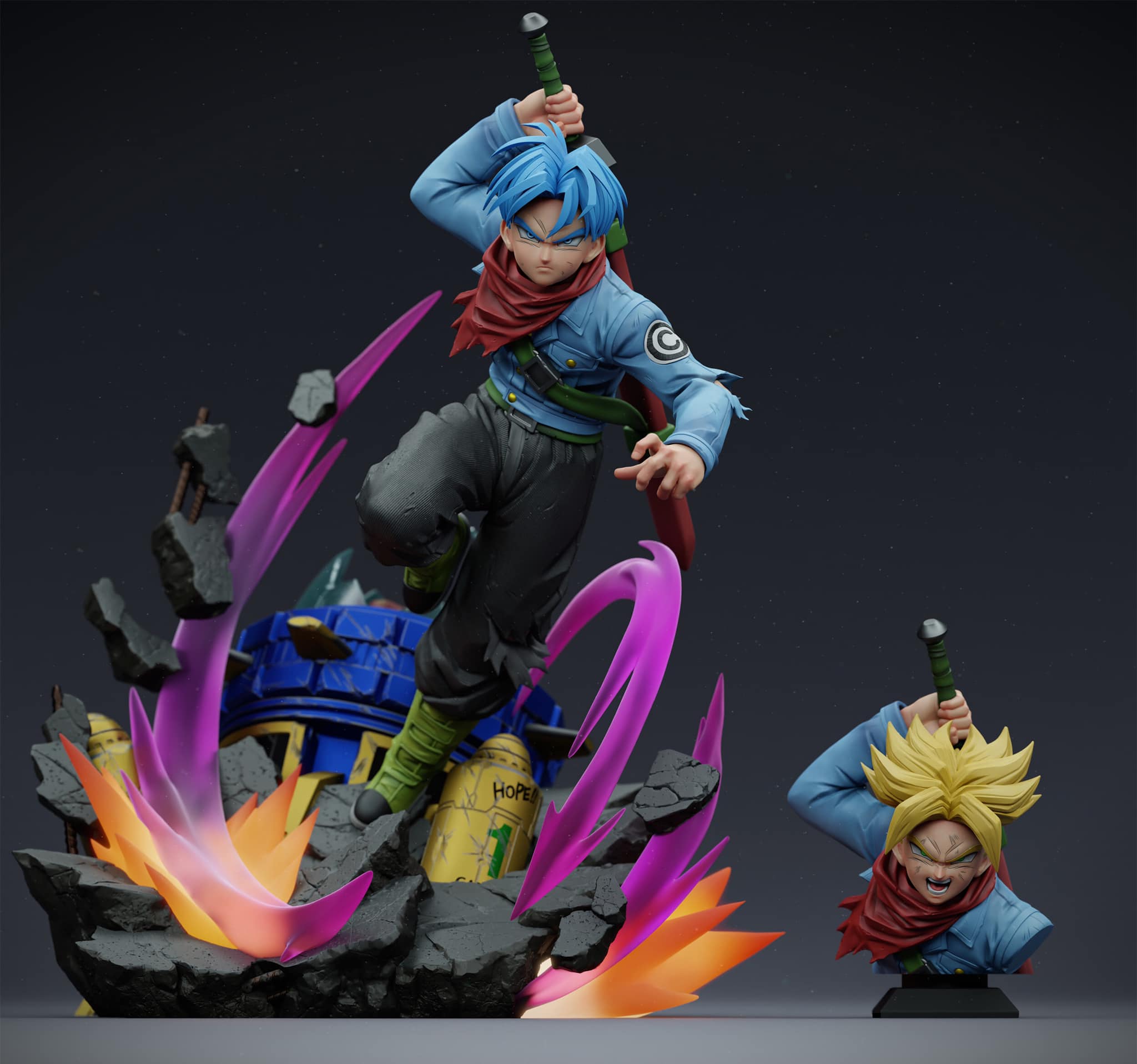 Player 1 - Trunks