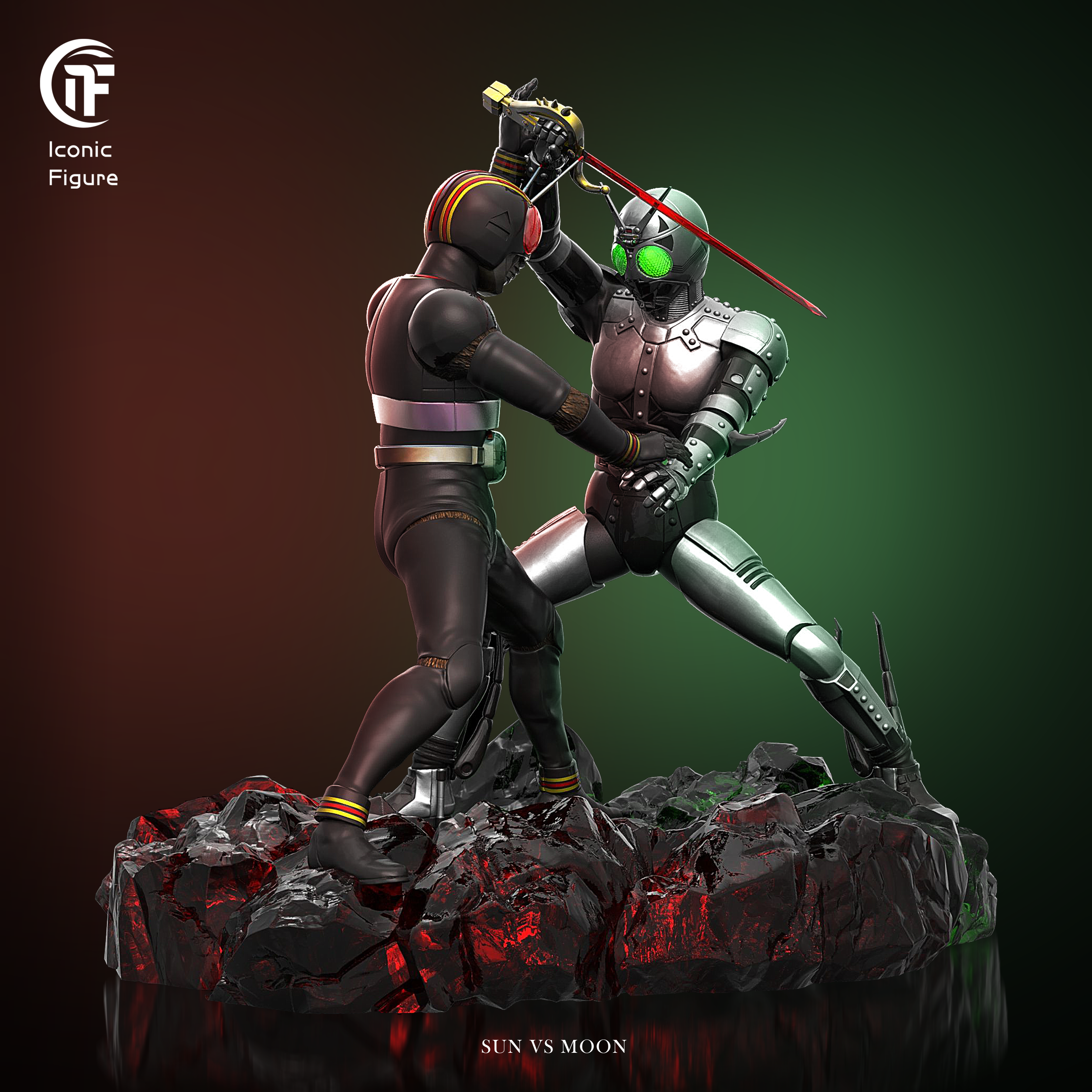 Iconic Figure - Kamen Rider Black Sun vs Shadow Moon