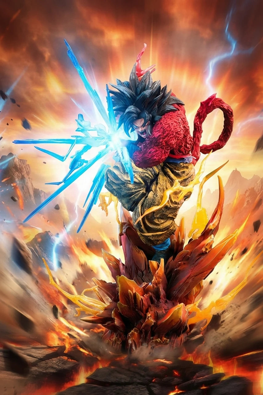 Iron Curtain - SSJ4 and SSJ5 Goku