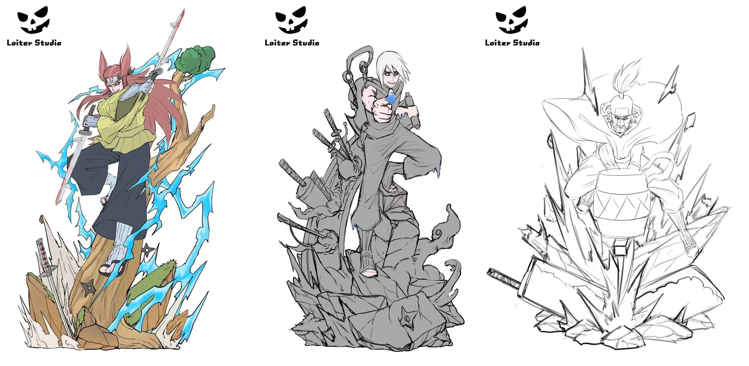 Loiter - Jinin, Ameyuri and Mangetsu