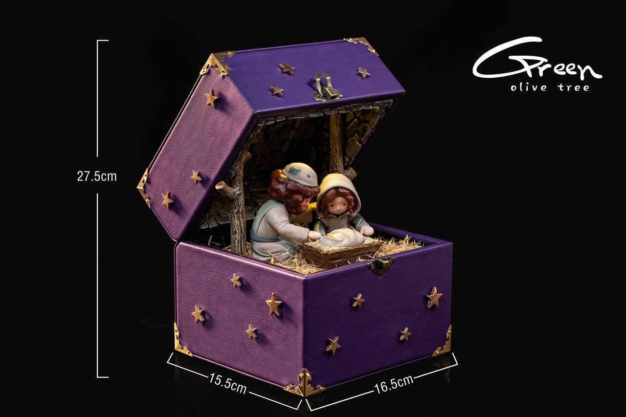 Green Olive Tree - Christmas Music Box