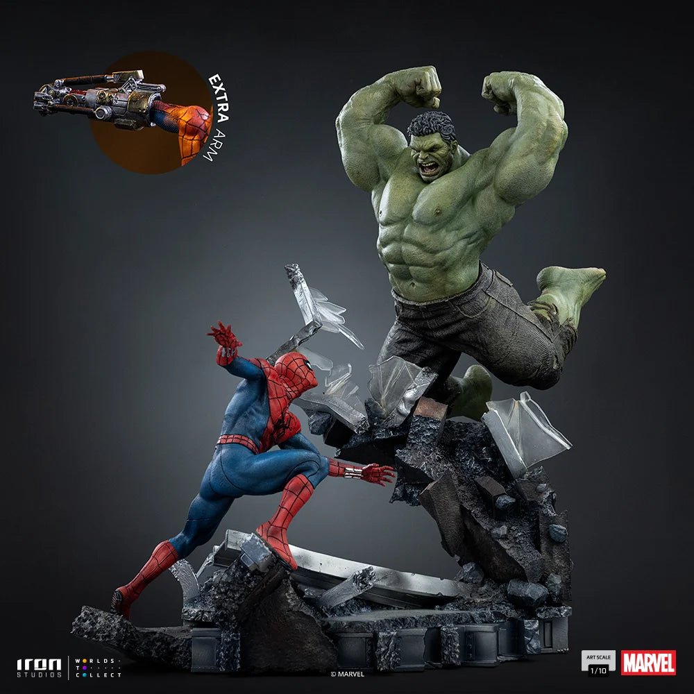 Iron - Spider-Man vs Hulk