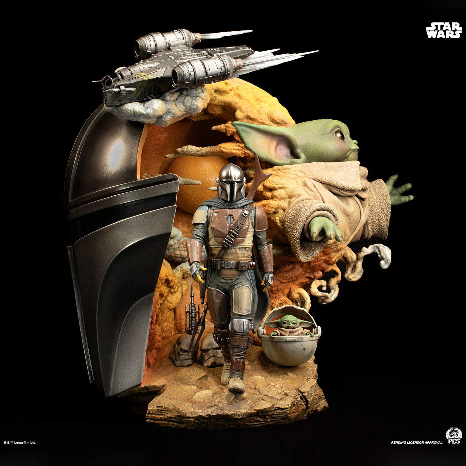 Premium Collectibles - The Mandalorian and Grogu