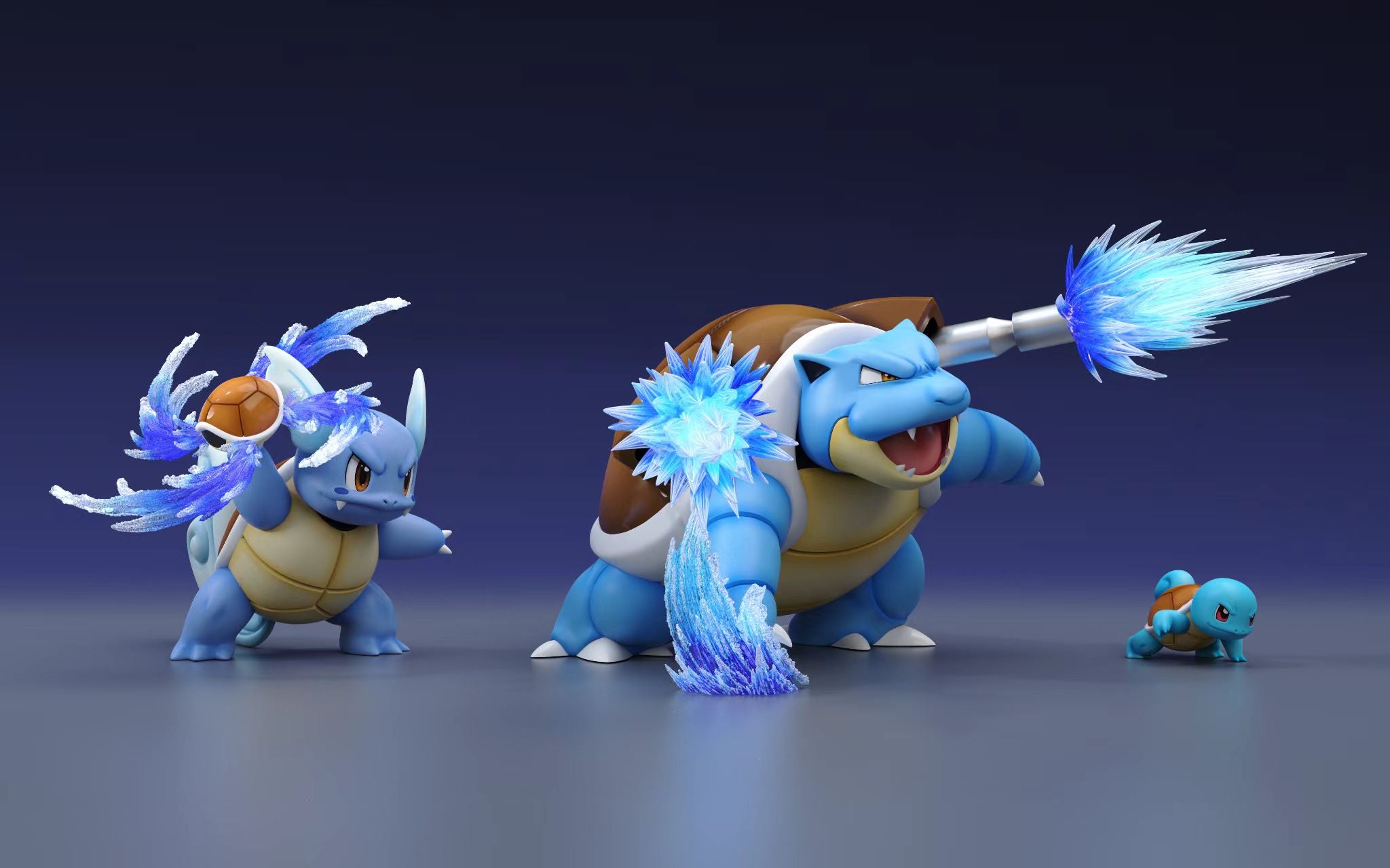 Ruo Ye Zhen - Blastoise, Squirtle and Wartortle