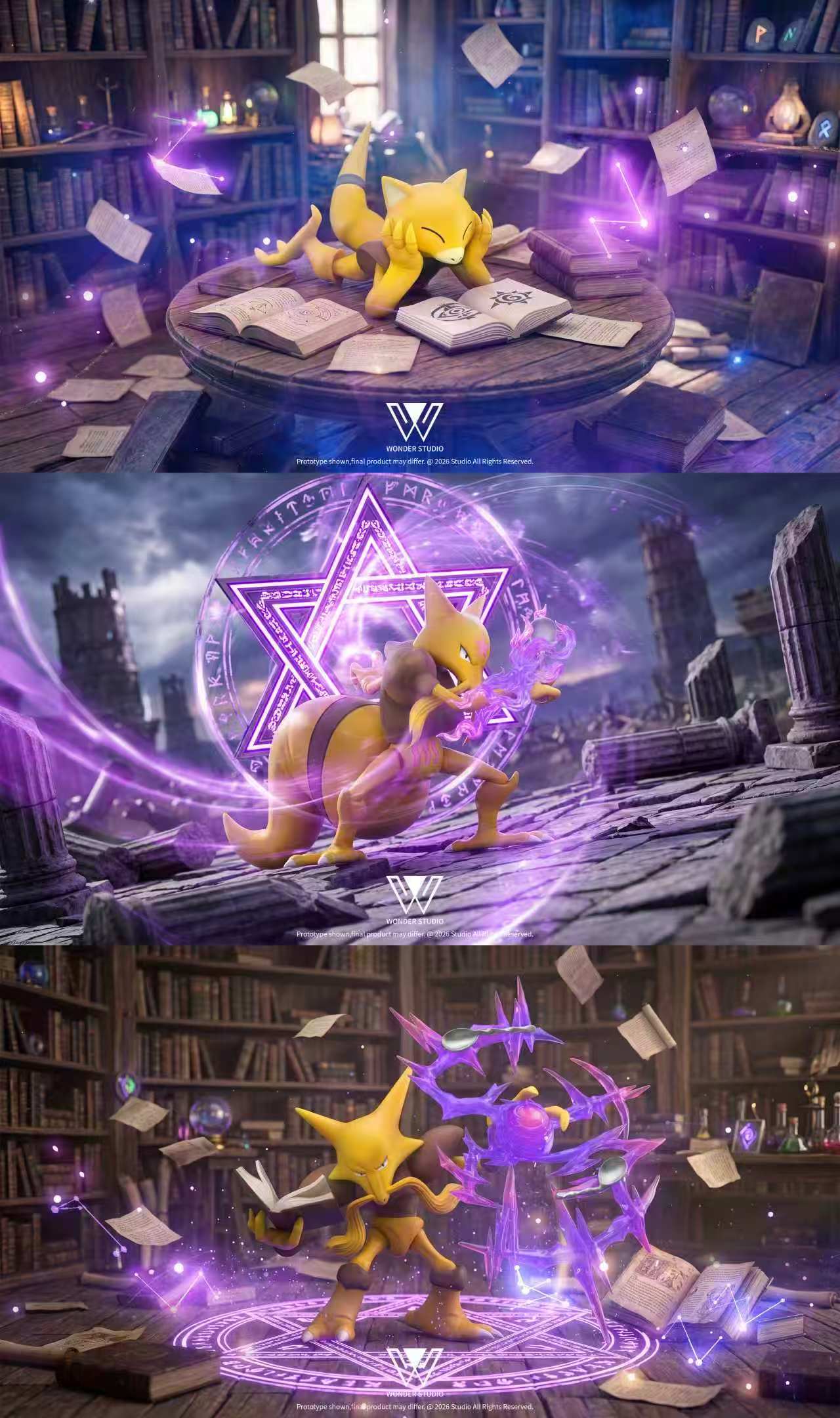 Wonder - Alakazam, Abra and Kadabra